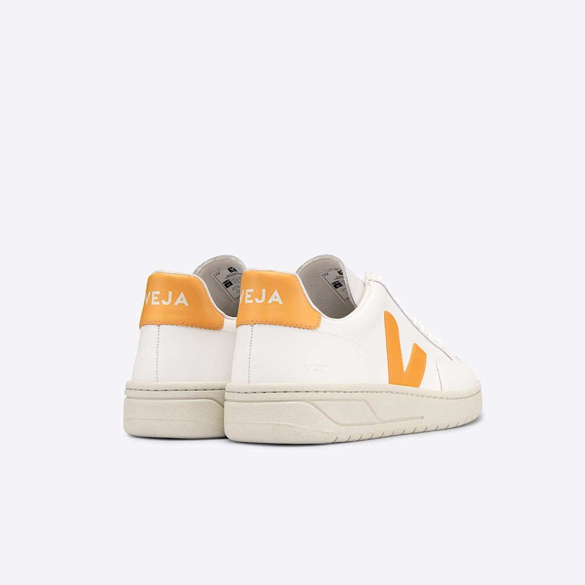 V-12 LEATHER WHITE OURO - 3