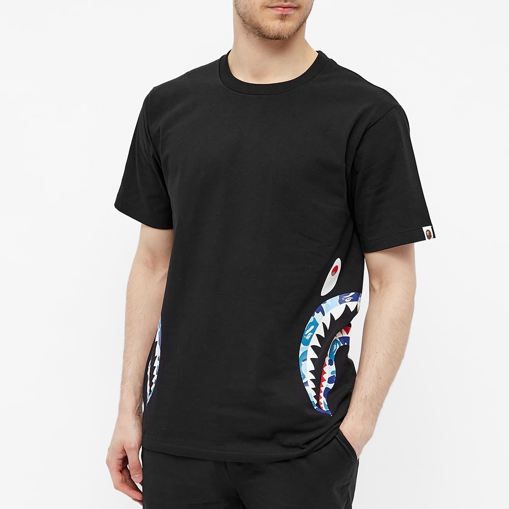 A Bathing Ape ABC Camo Side Shark Tee - 3