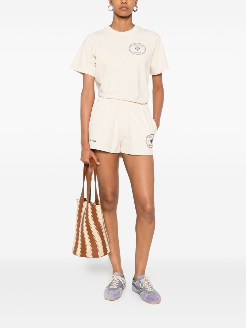 Sporty & Rich embroidered-logo shorts outlook