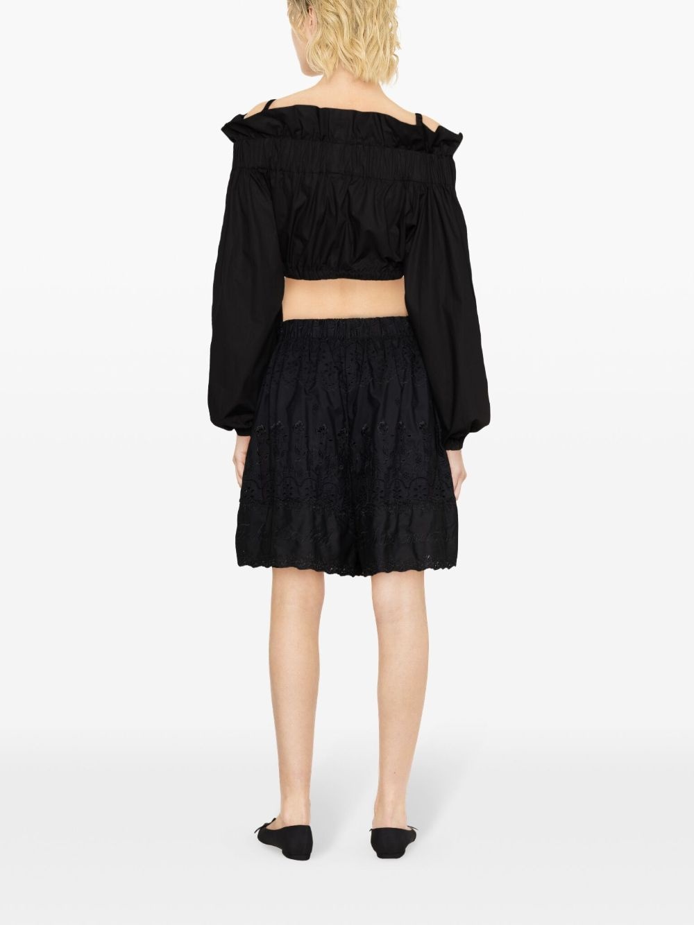 bow-detailing bustier blouse - 4
