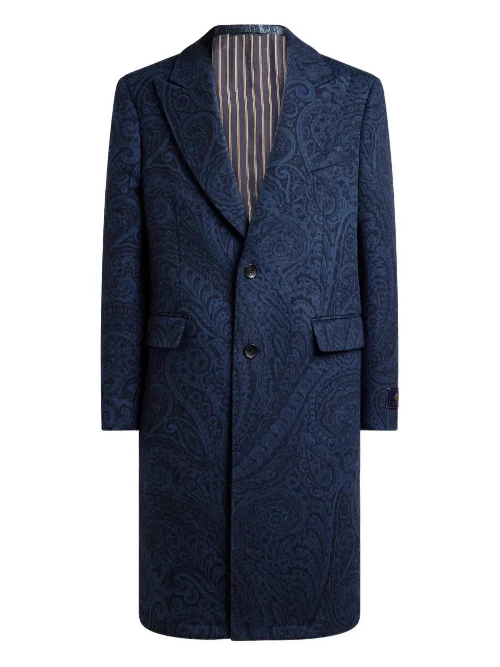 Etro Men Jacquard Paisley Print Coat - 1