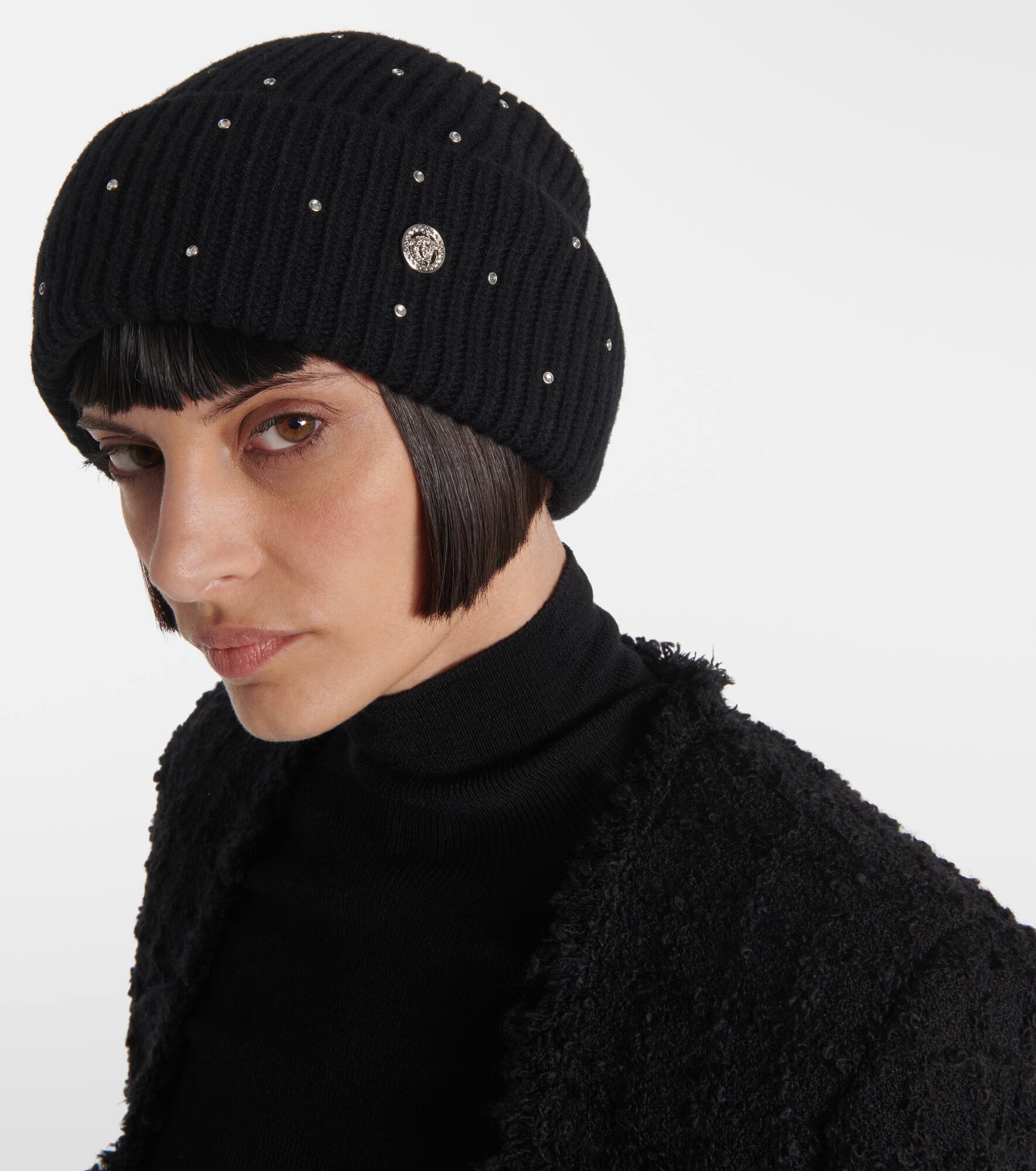 Embellished wool beanie - 2