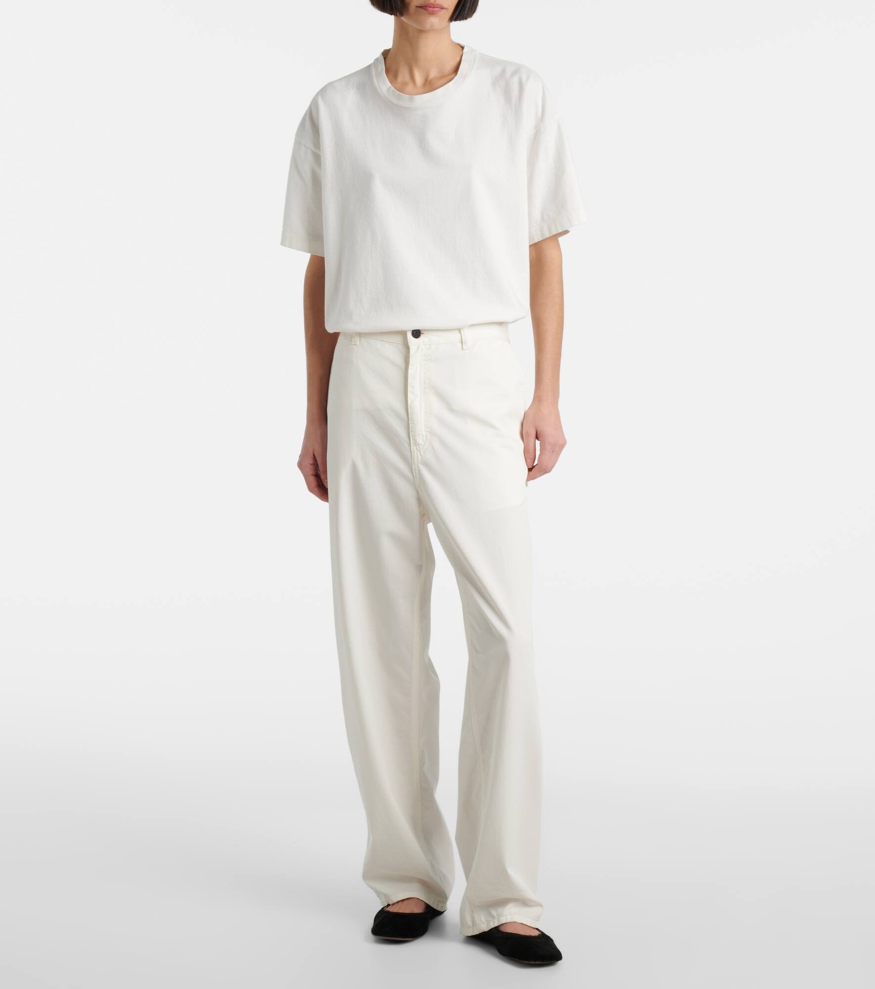 Sharka cotton and cashmere wide-leg pants - 7