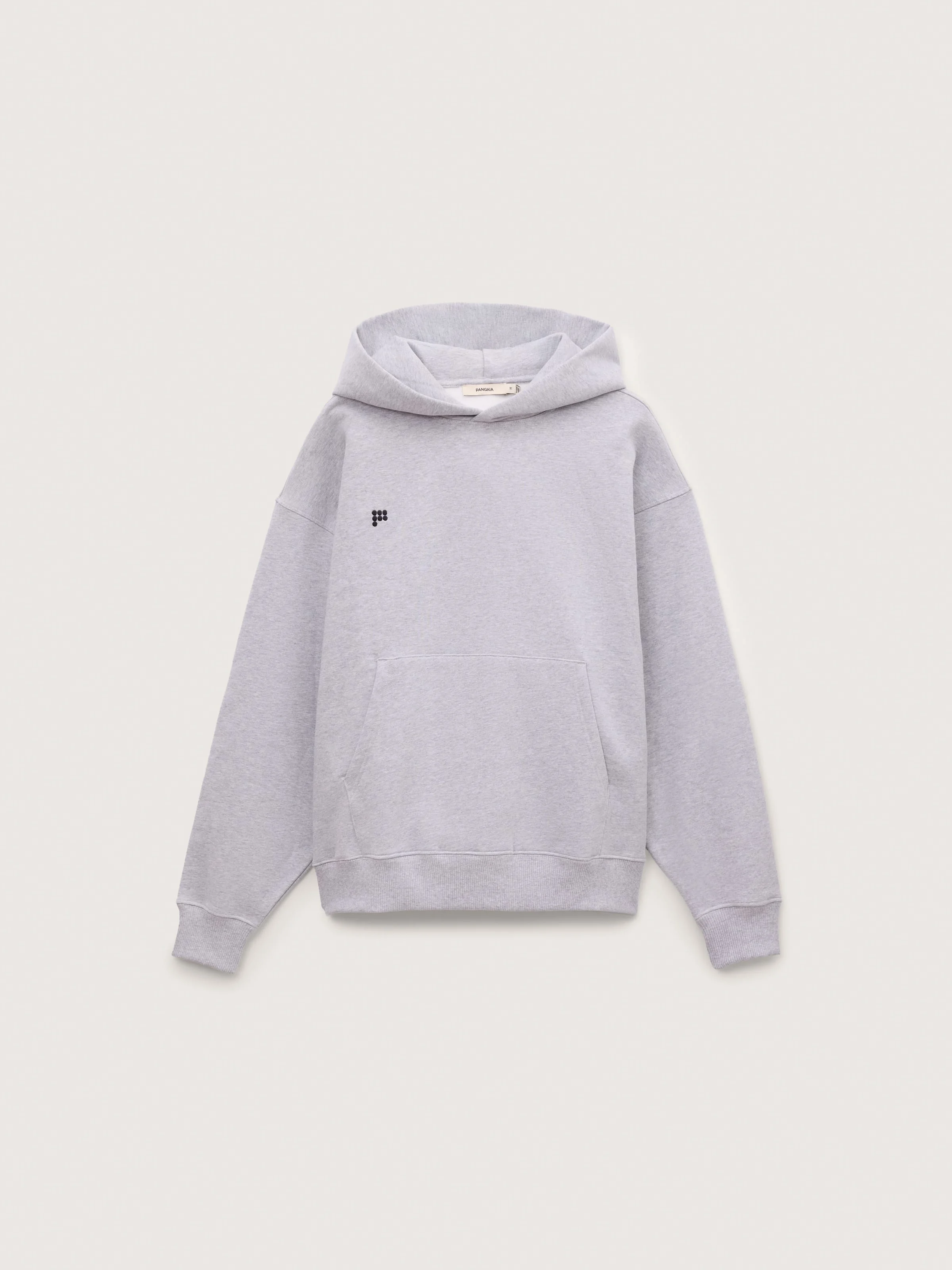 Mens Heavyweight Hoodie - Grey Marl - 1