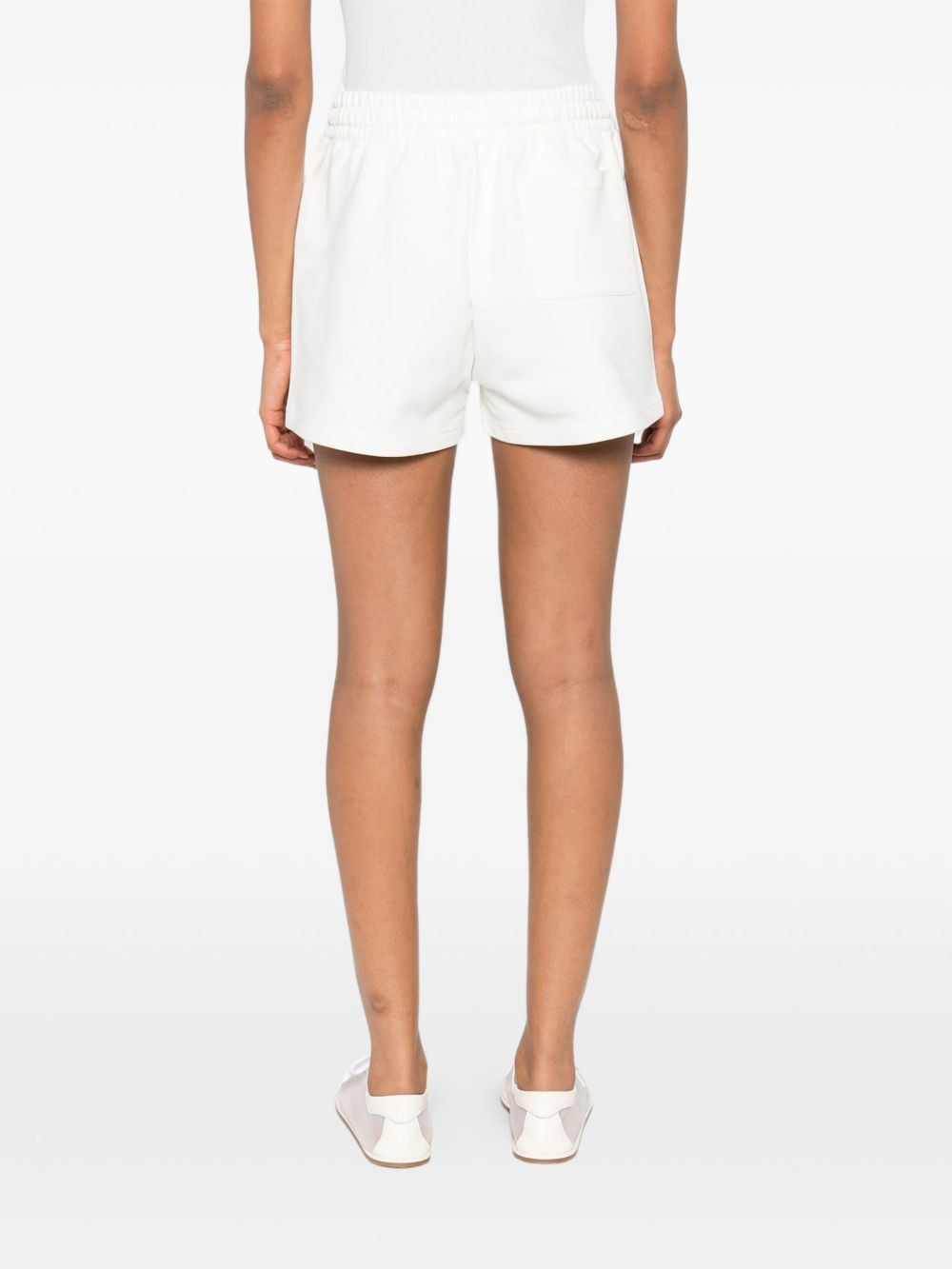 drawstring organic-cotton shorts - 4