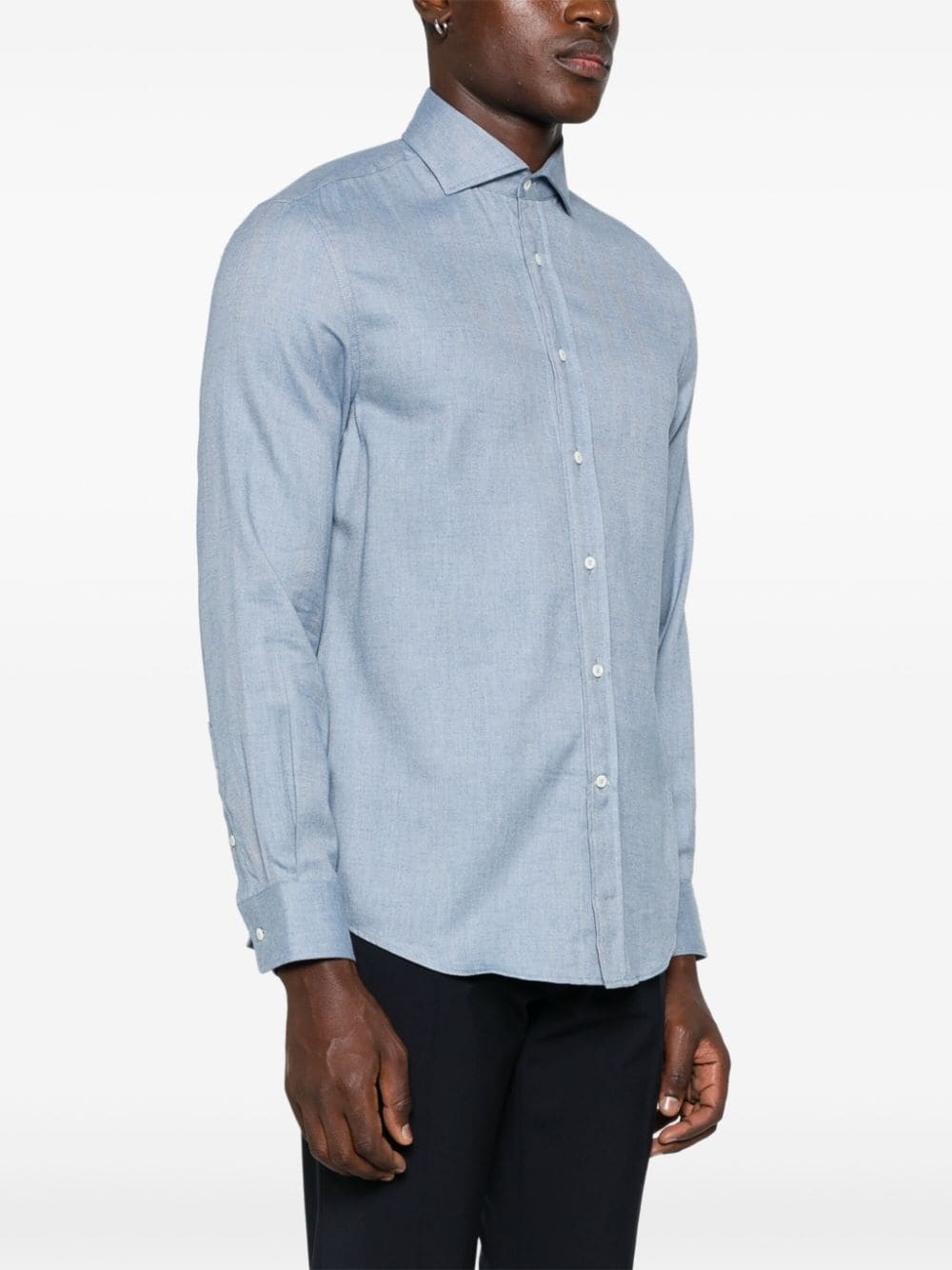 herringbone shirt - 3