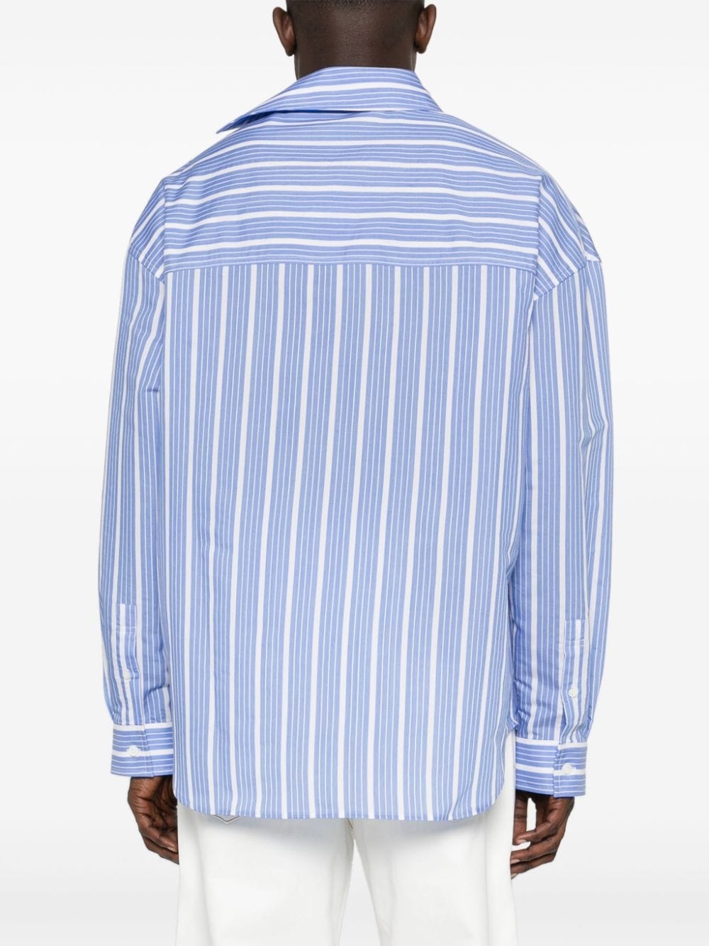 logo-striped shirt - 4