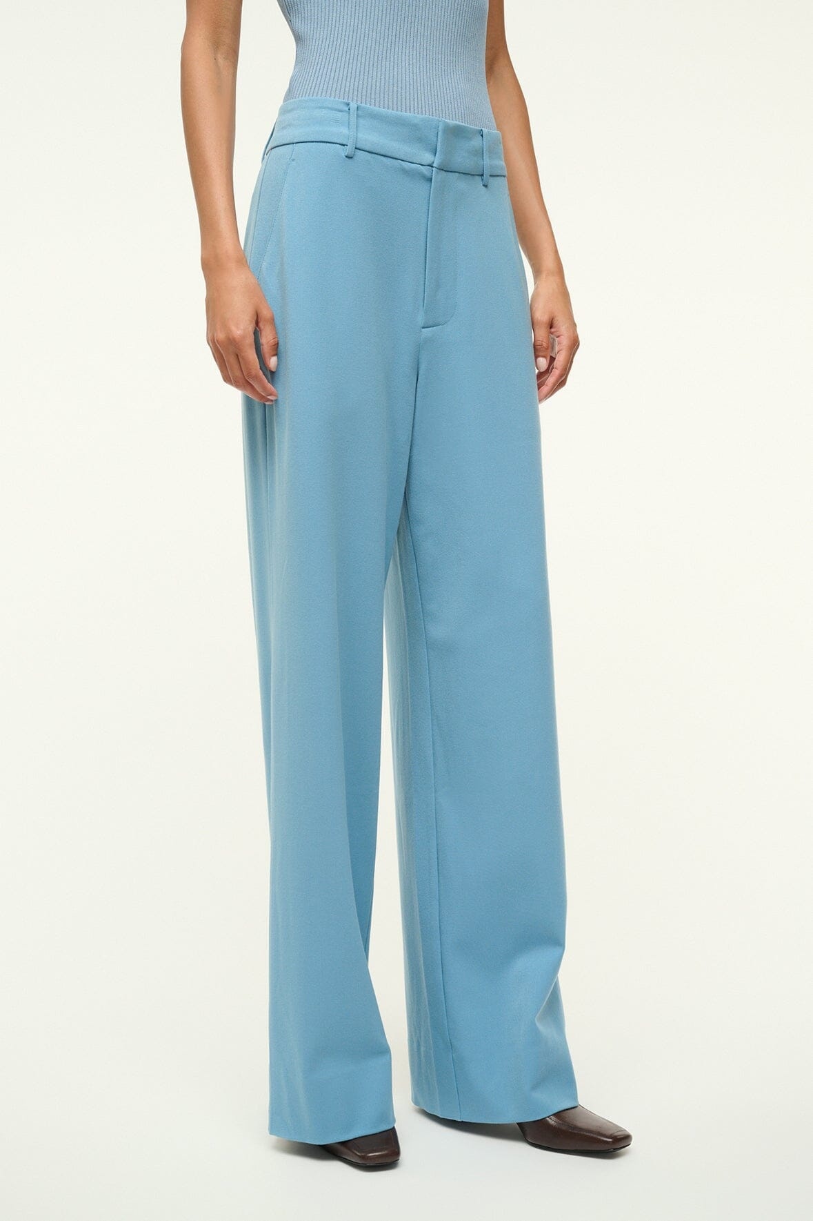 STAUD PRINCE PANT SLATE BLUE - 5