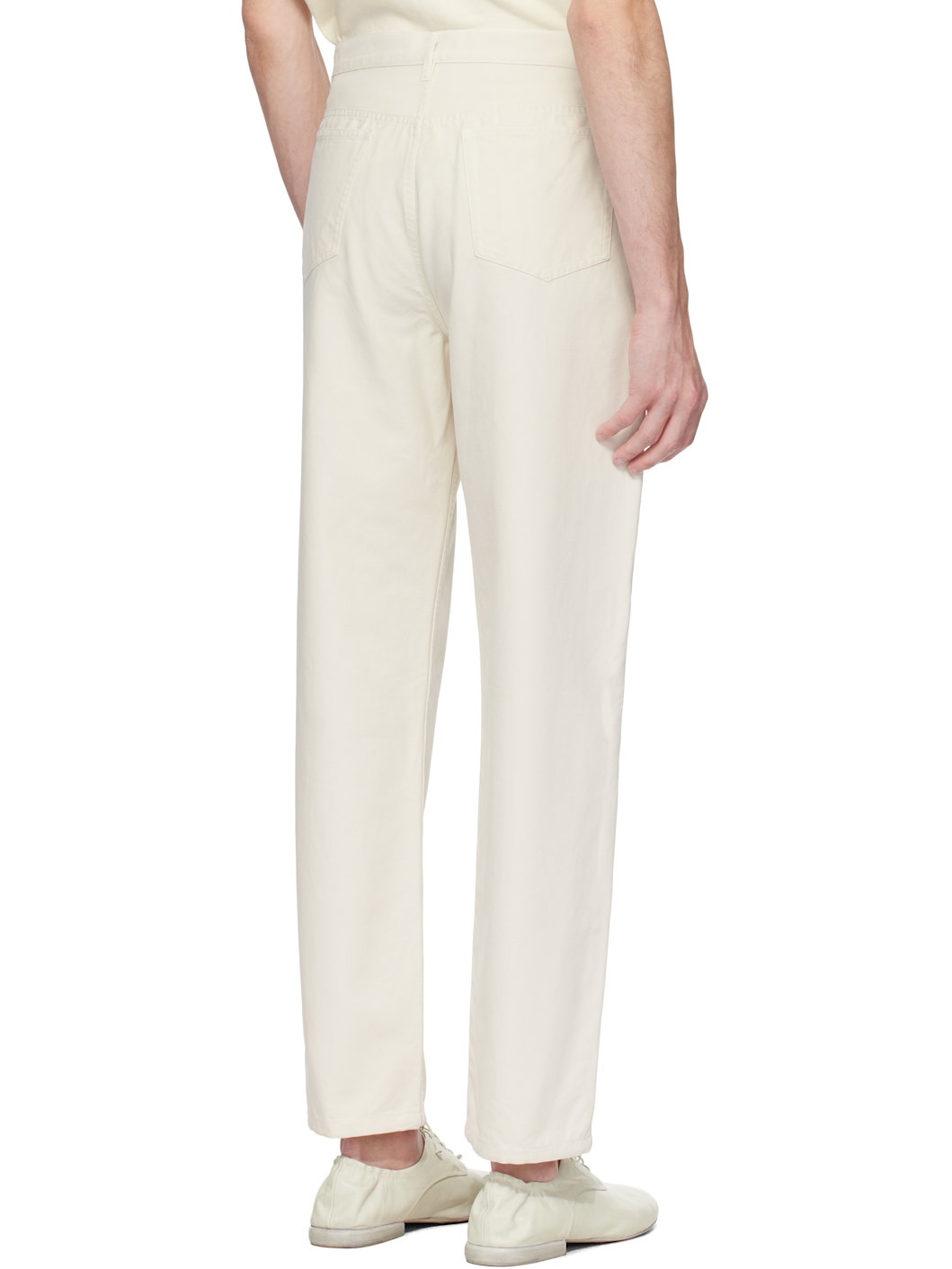 A. P.C. Off-White Martin Jeans - 3