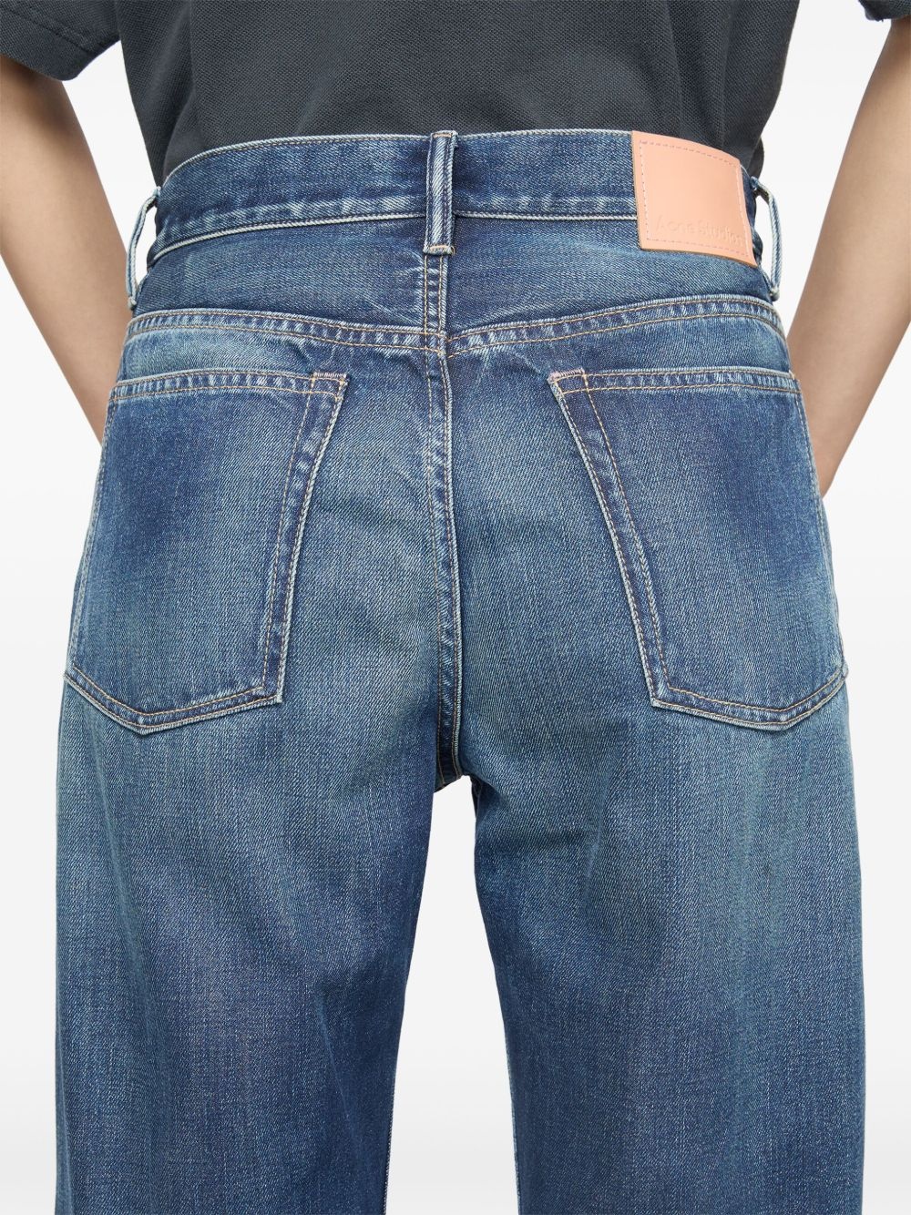wide-leg jeans - 7