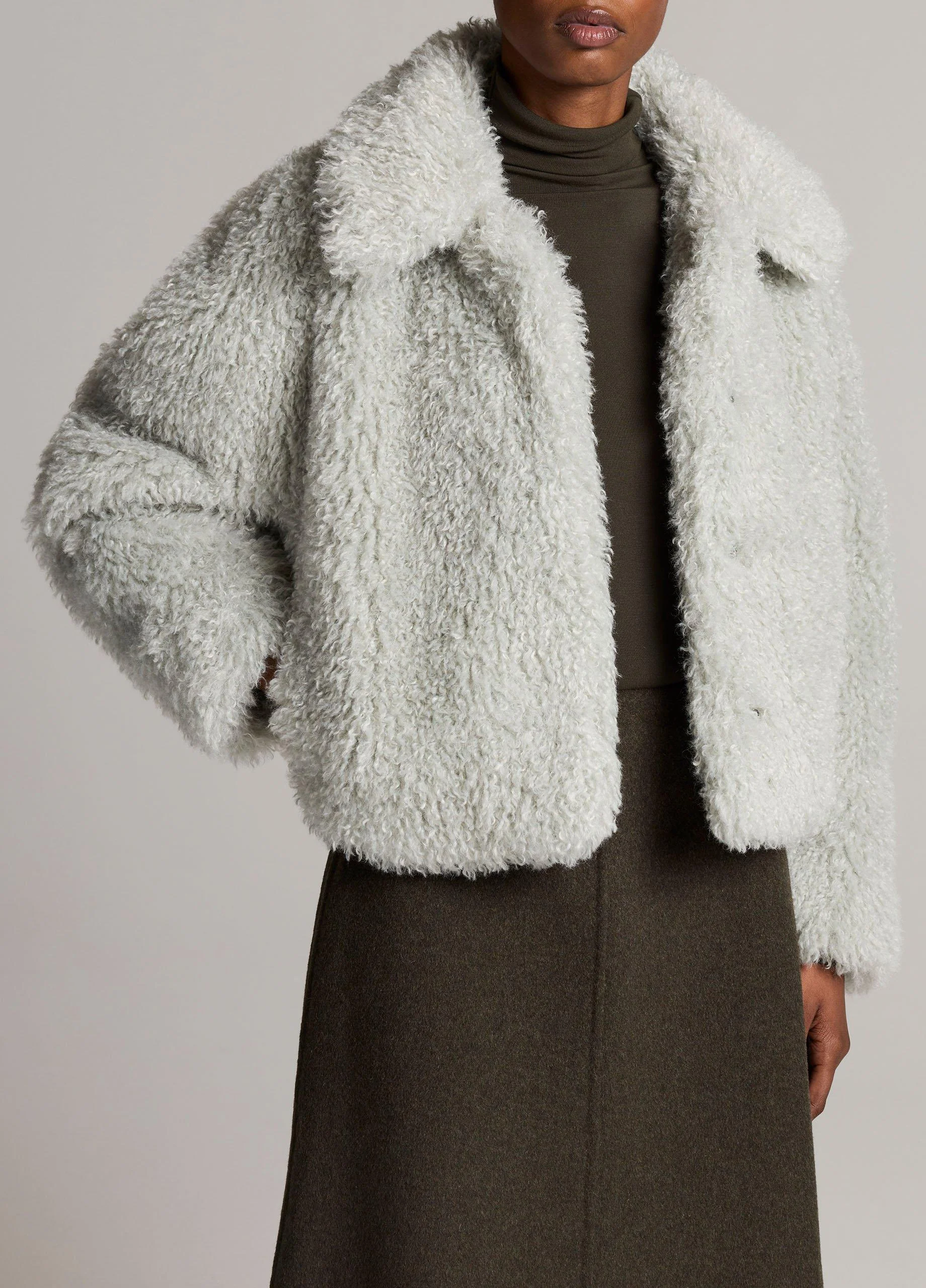 Faux-Fur Cropped Jacket - 1