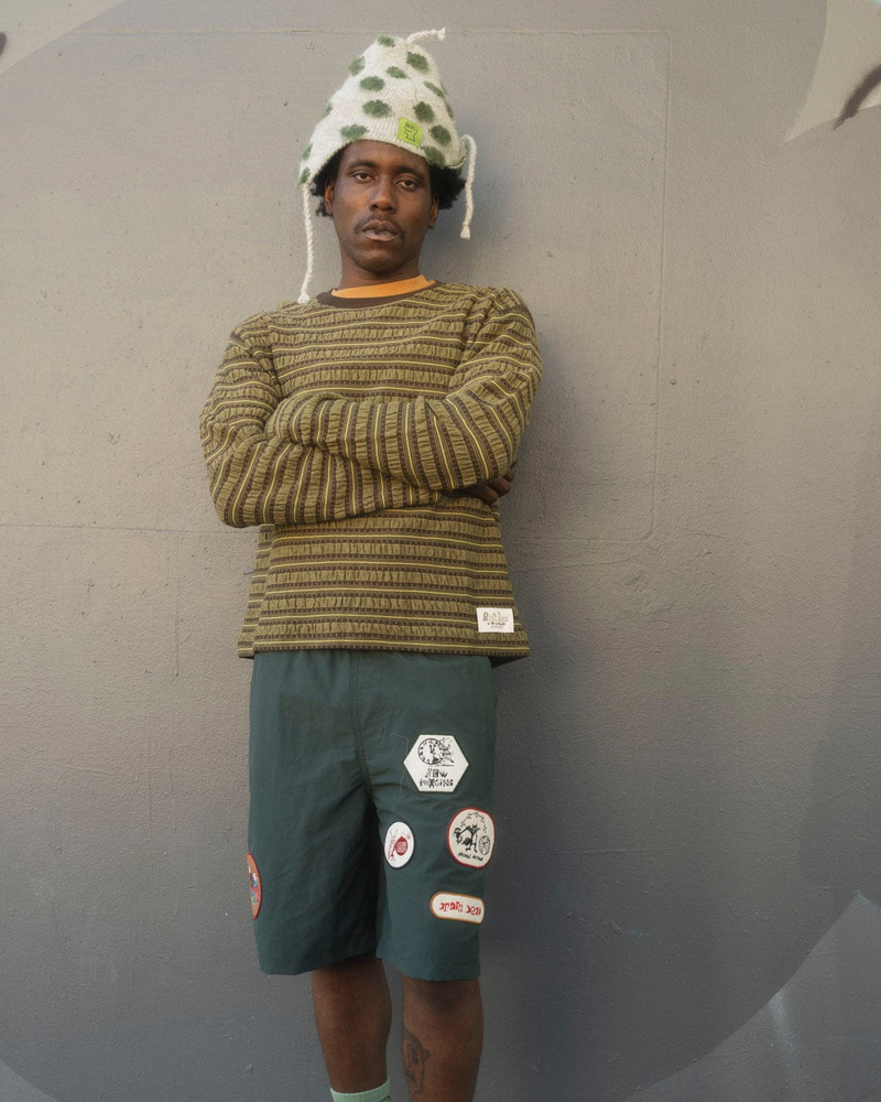 Nylon Baggy Climber Short - Forest Green 5