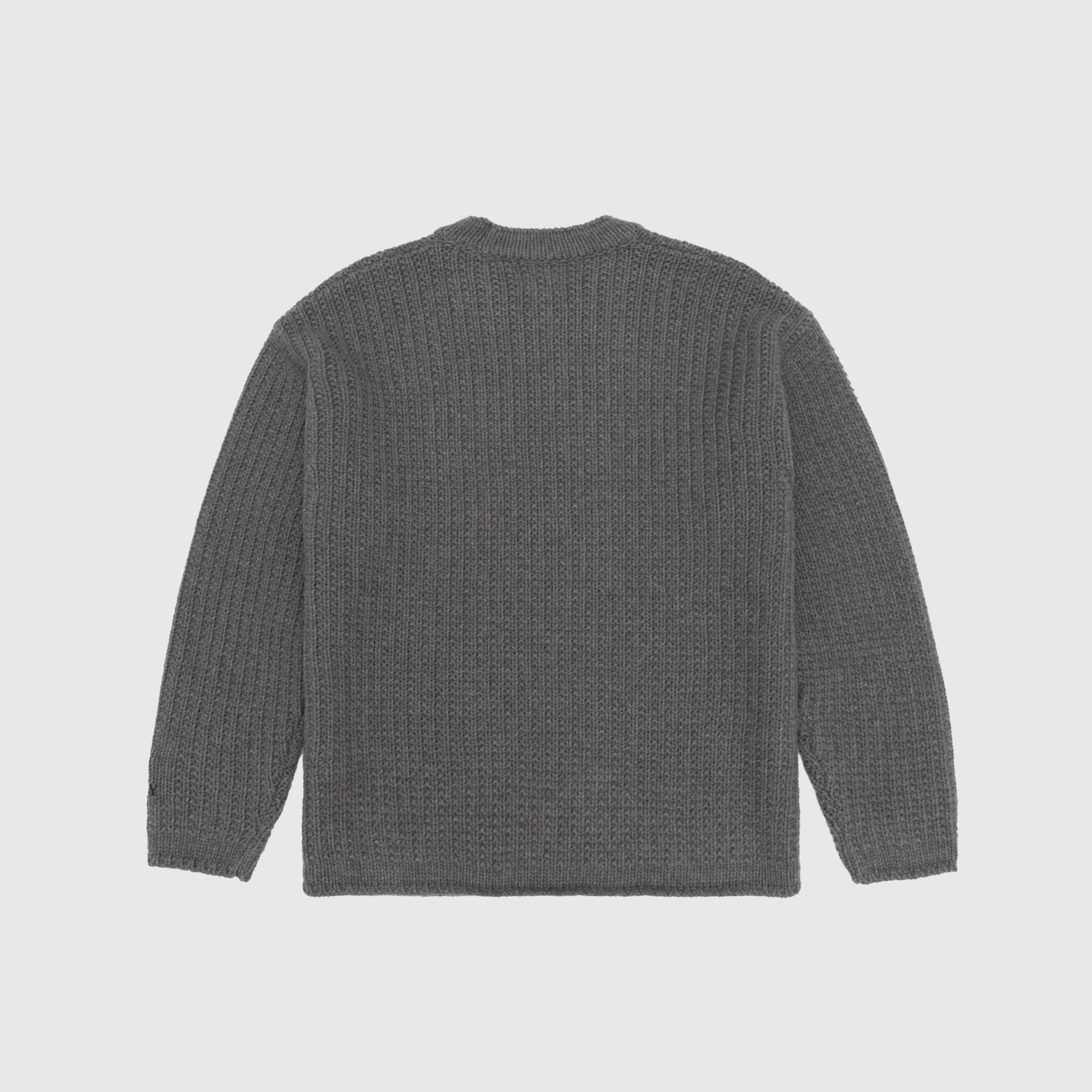 LAMBSWOOL GRS CREWNECK KNIT SWEATER - 5