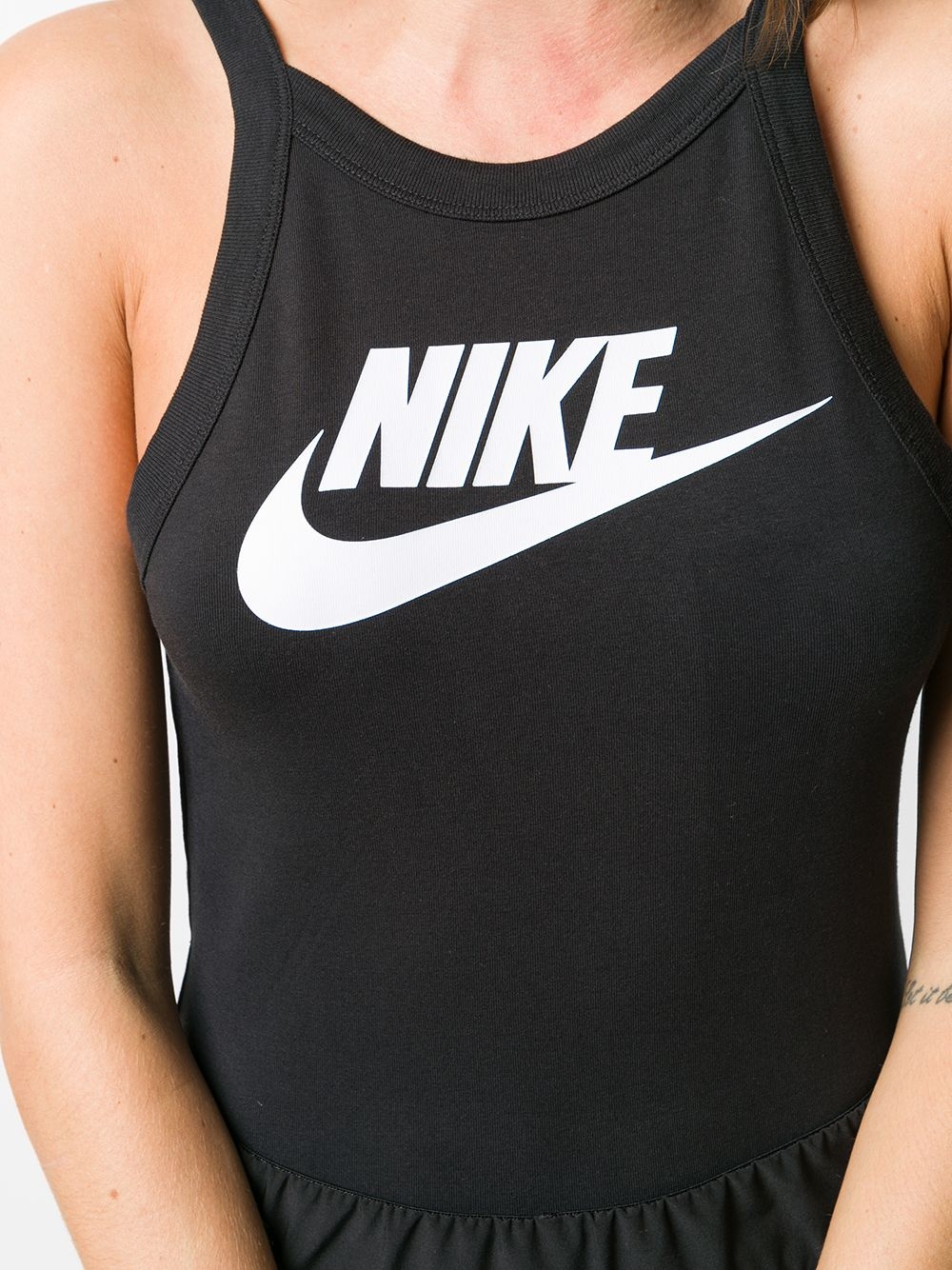 Swoosh print vest top - 5