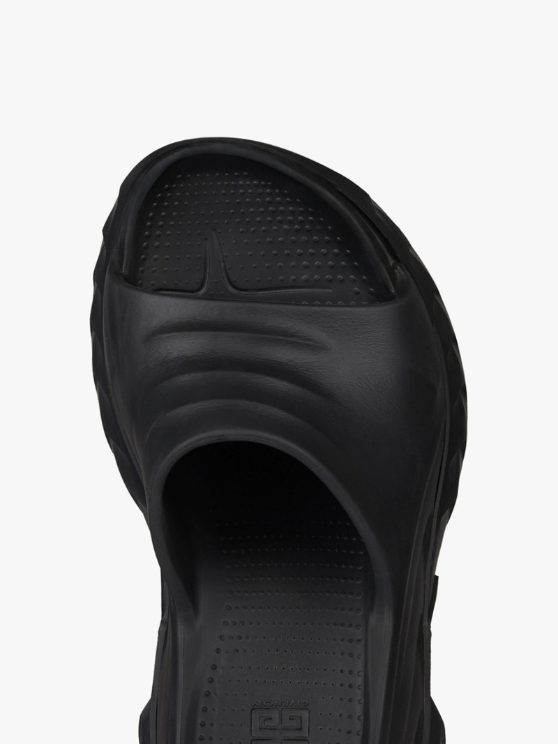 MARSHMALLOW WEDGE SANDALS IN RUBBER 7