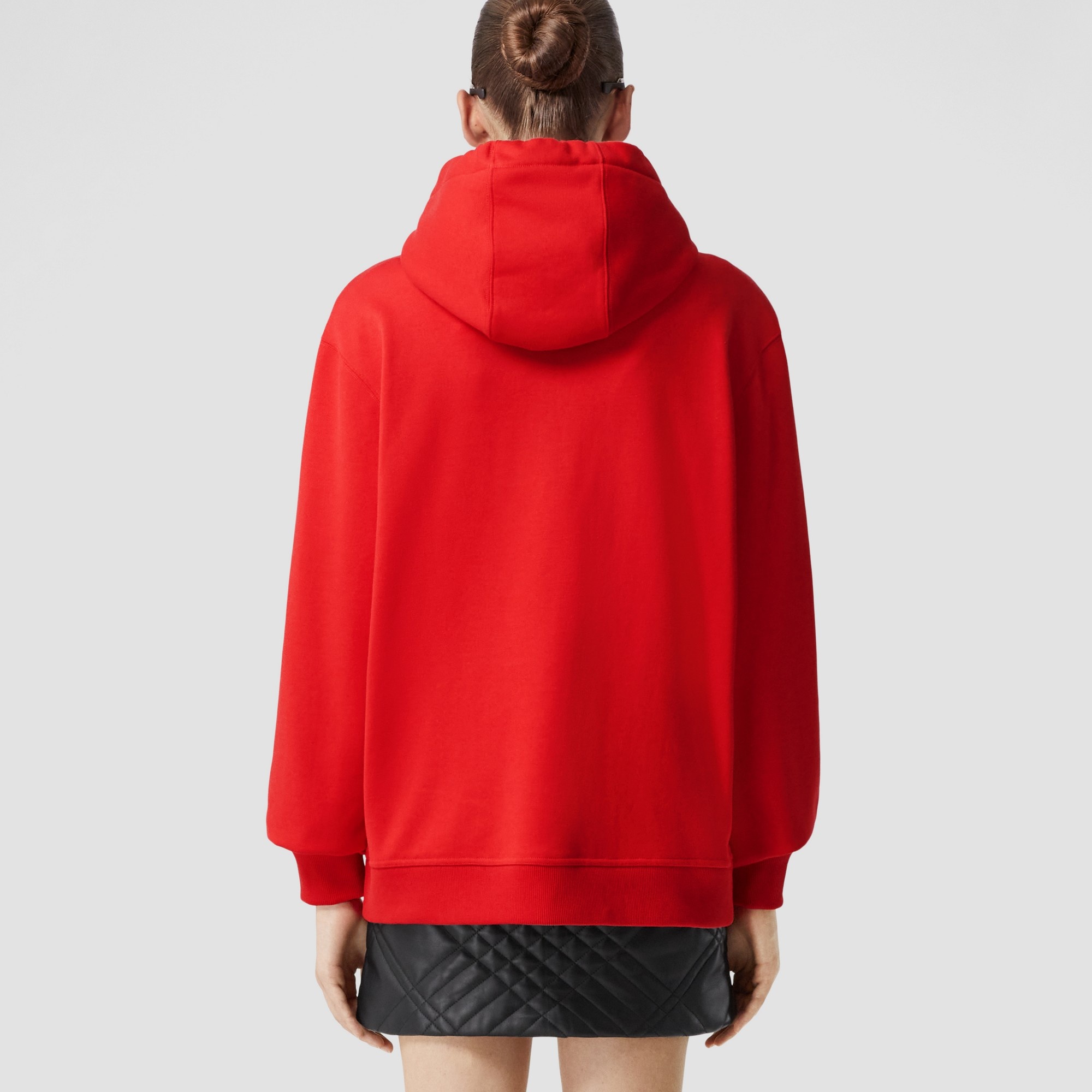 Logo Print Cotton Hoodie - 3