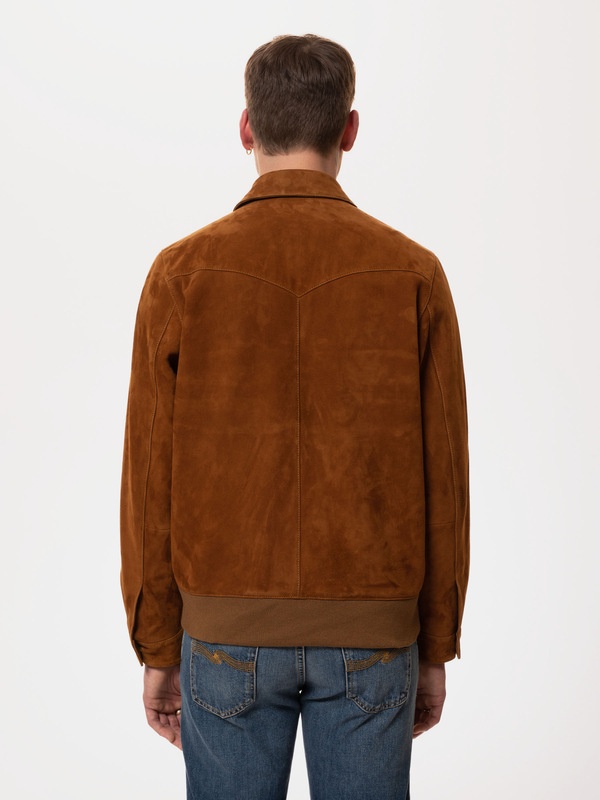 Steve Leather Jacket Cognac - 7