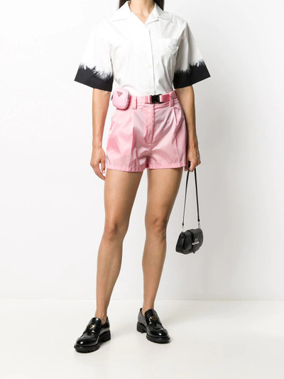 Prada pouch belt shorts outlook