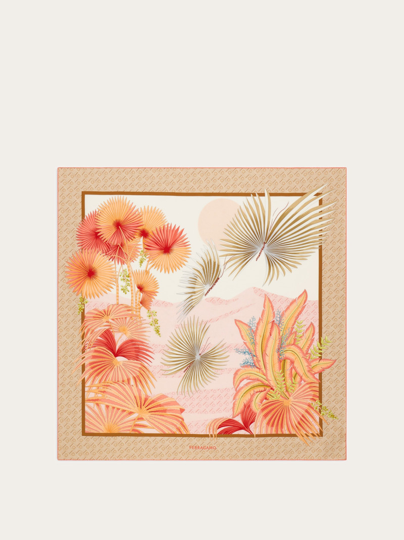 Dure print silk scarf 1