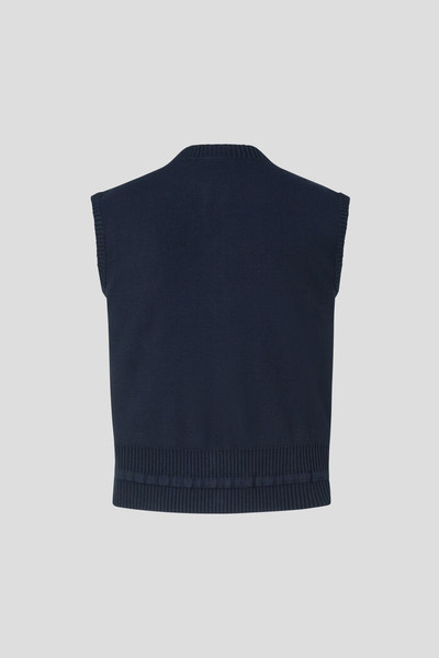 BOGNER Allisa Down knitted waistcoat in Navy blue outlook