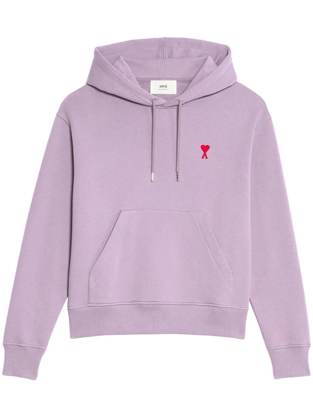 embroidered logo hoodie - 1