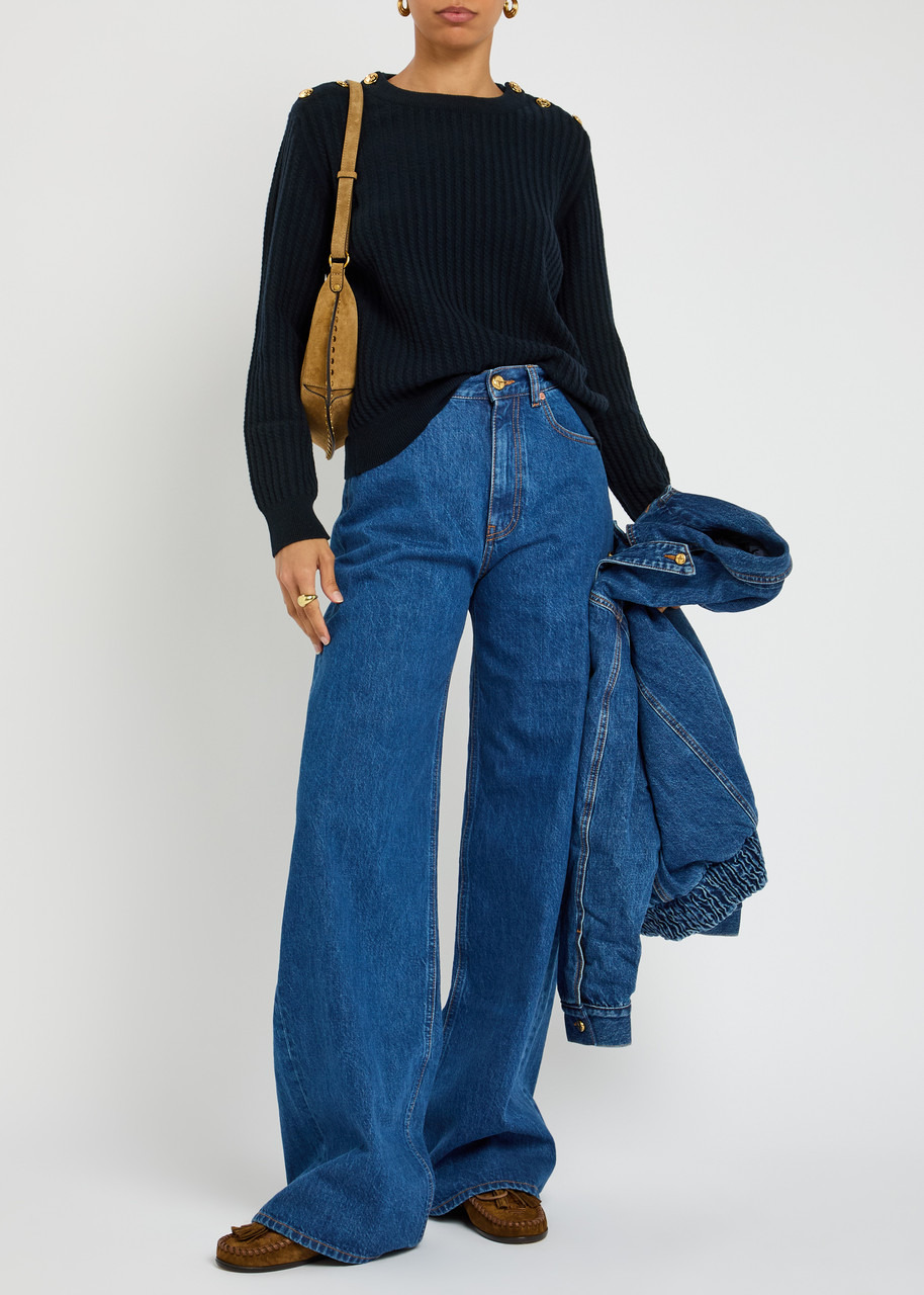 Blaze Milano Highland Cable-knit Wool and Cashmere-blend top - 4