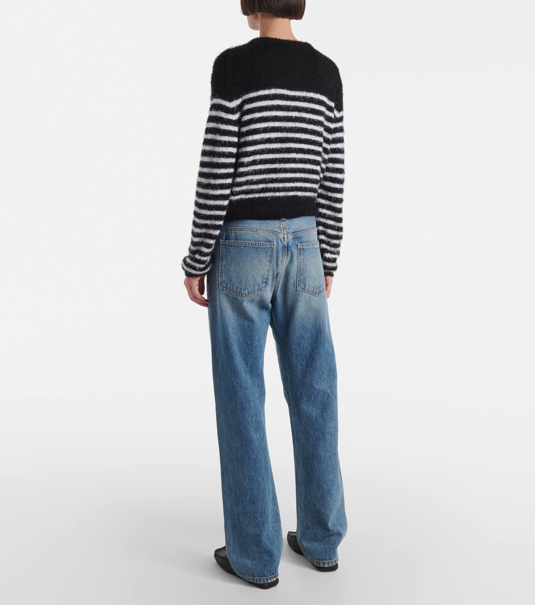Jules striped silk and cashmere cardigan - 3