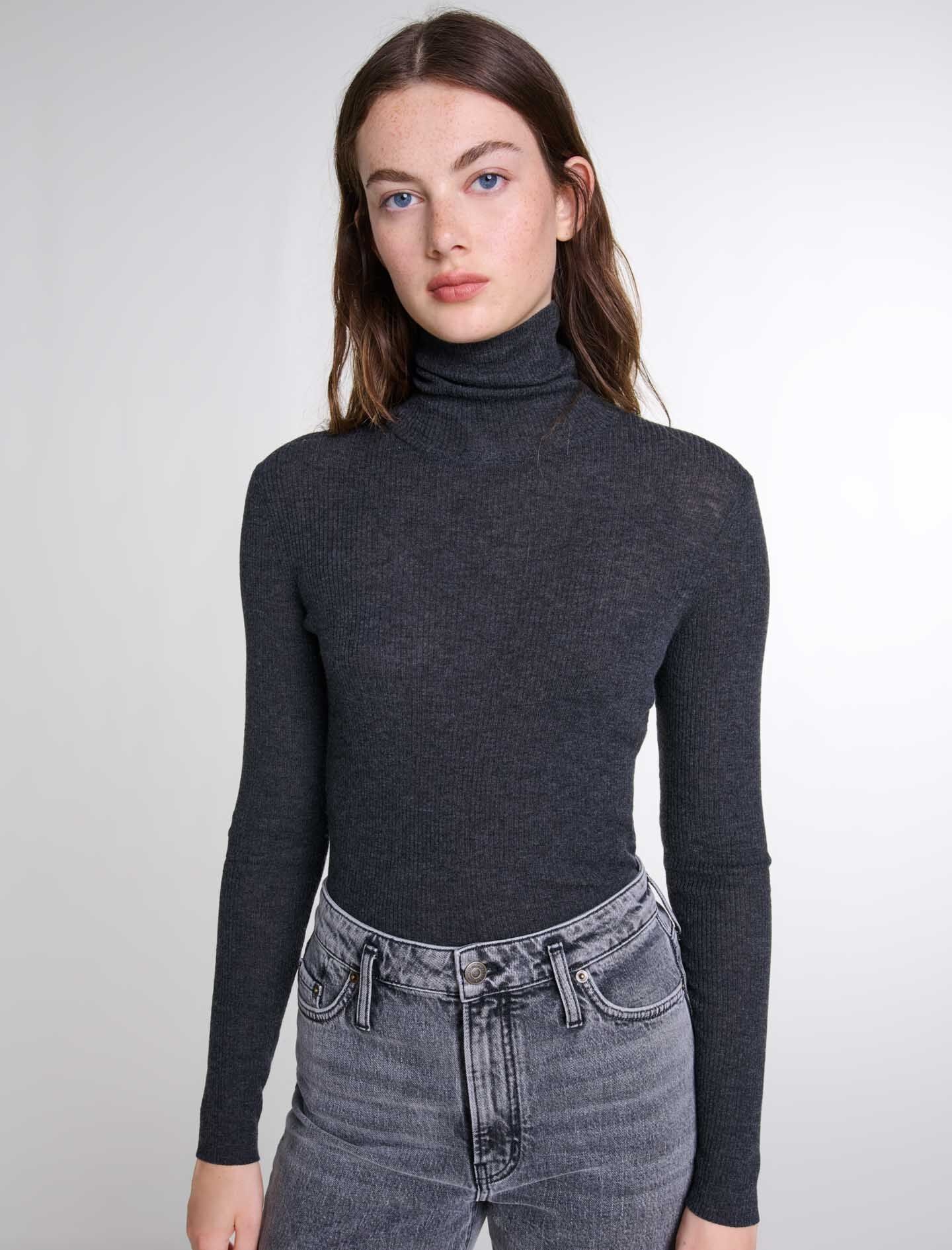 Wool and silk jumper - 5