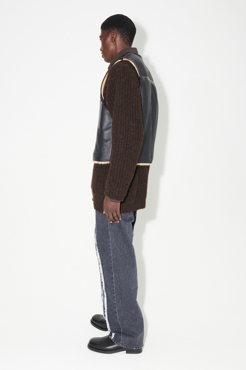 Reversible Shearling Black/Brown 5