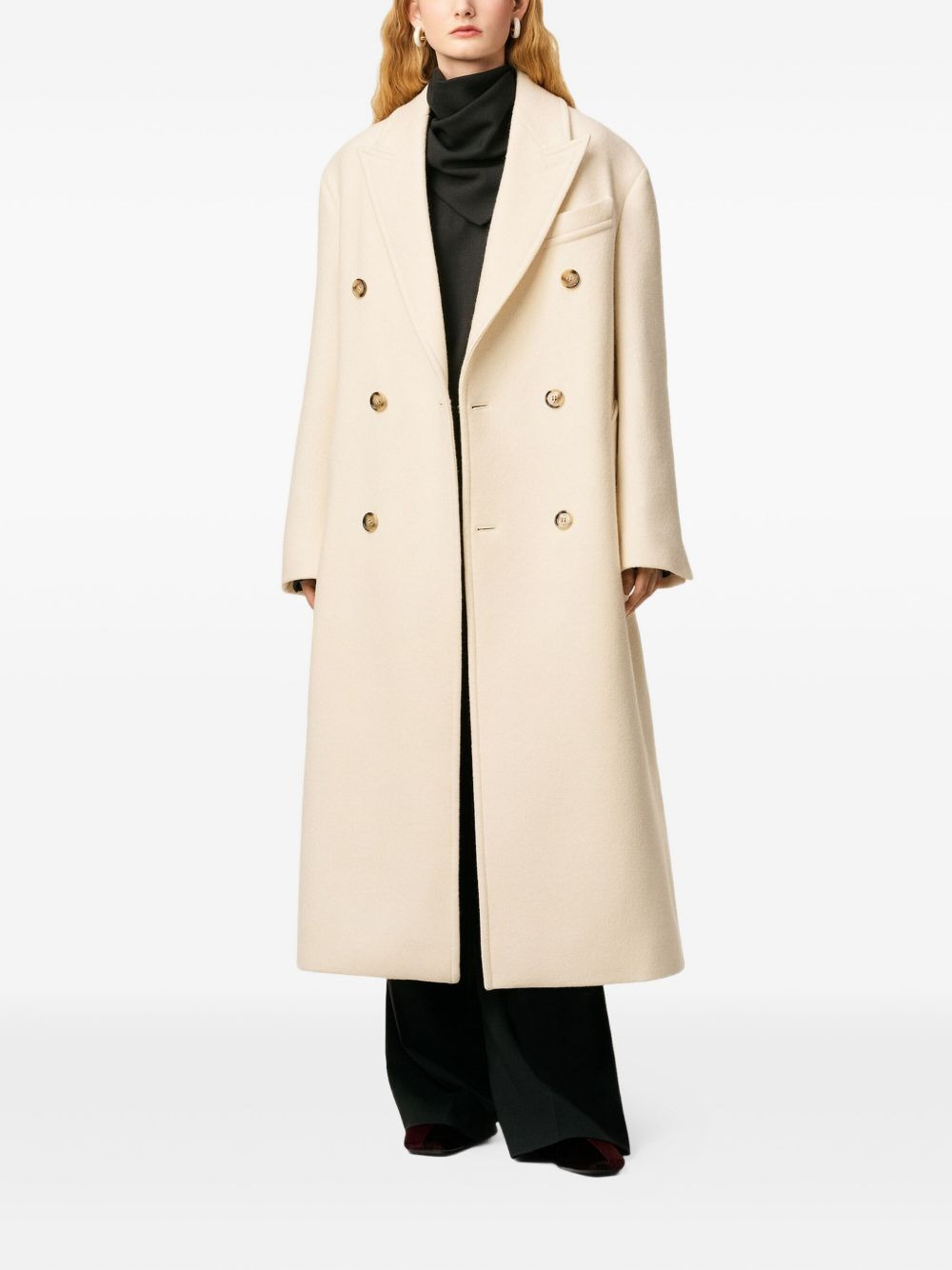 double-breasted coat - 2