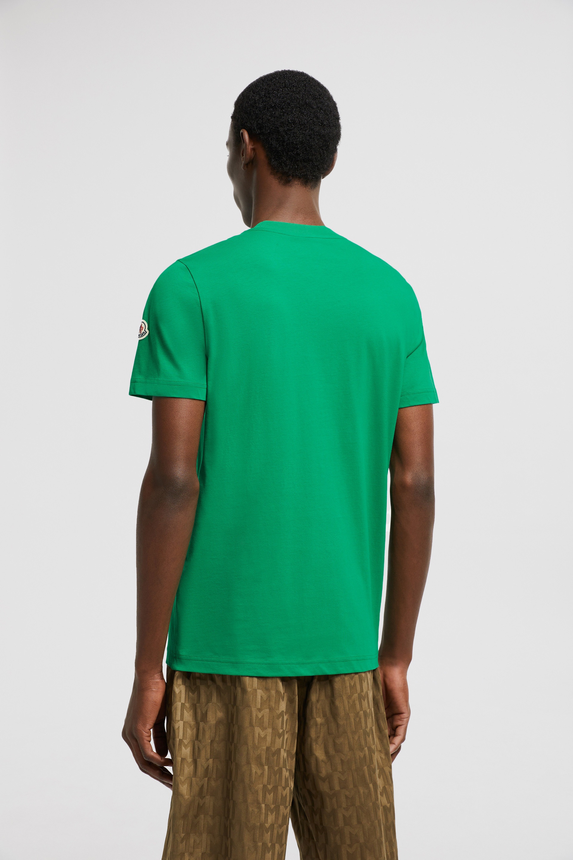 Embroidered Logo Cotton T-Shirt - 5