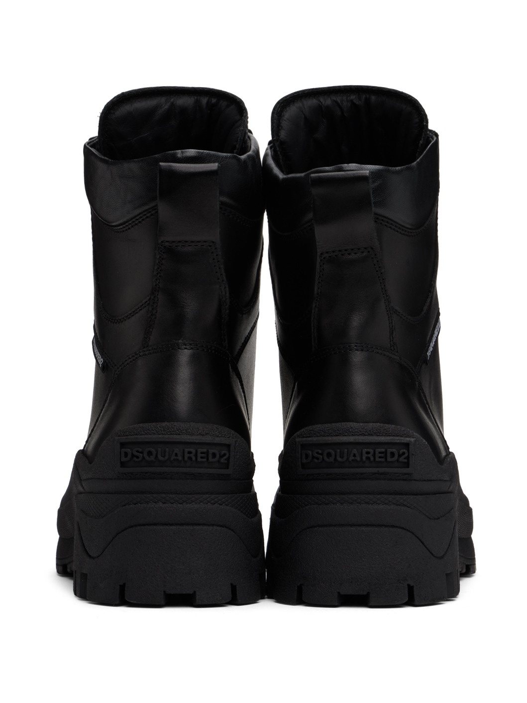 Black Urban Combat Boots - 2