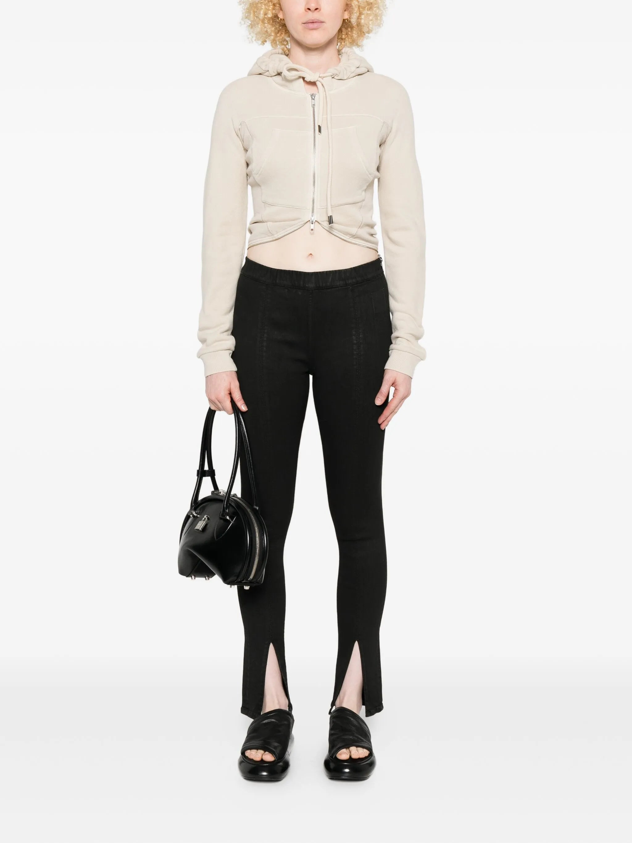 Rick Owens Drkshdw Front-split Zip-detail Jeans - 2