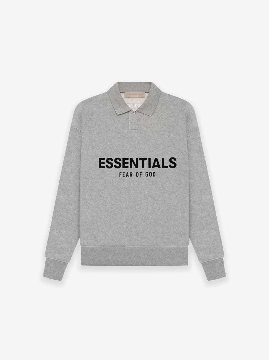 ESSENTIALS LS POLO - 1