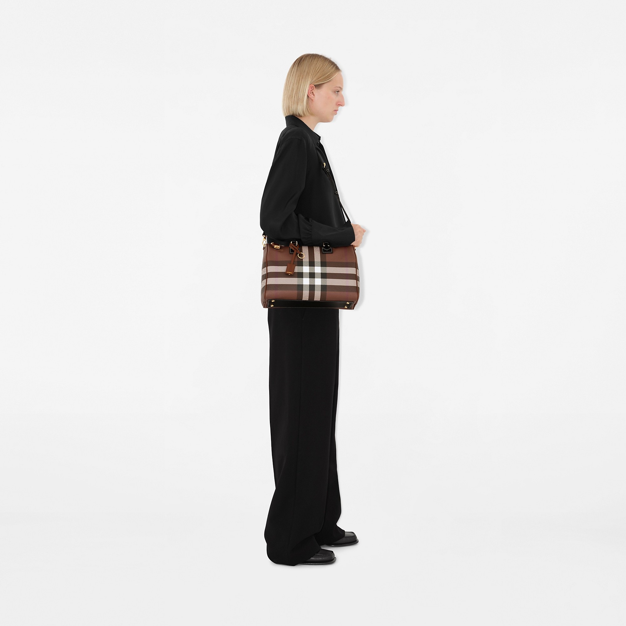 Medium Check Bowling Bag - 4