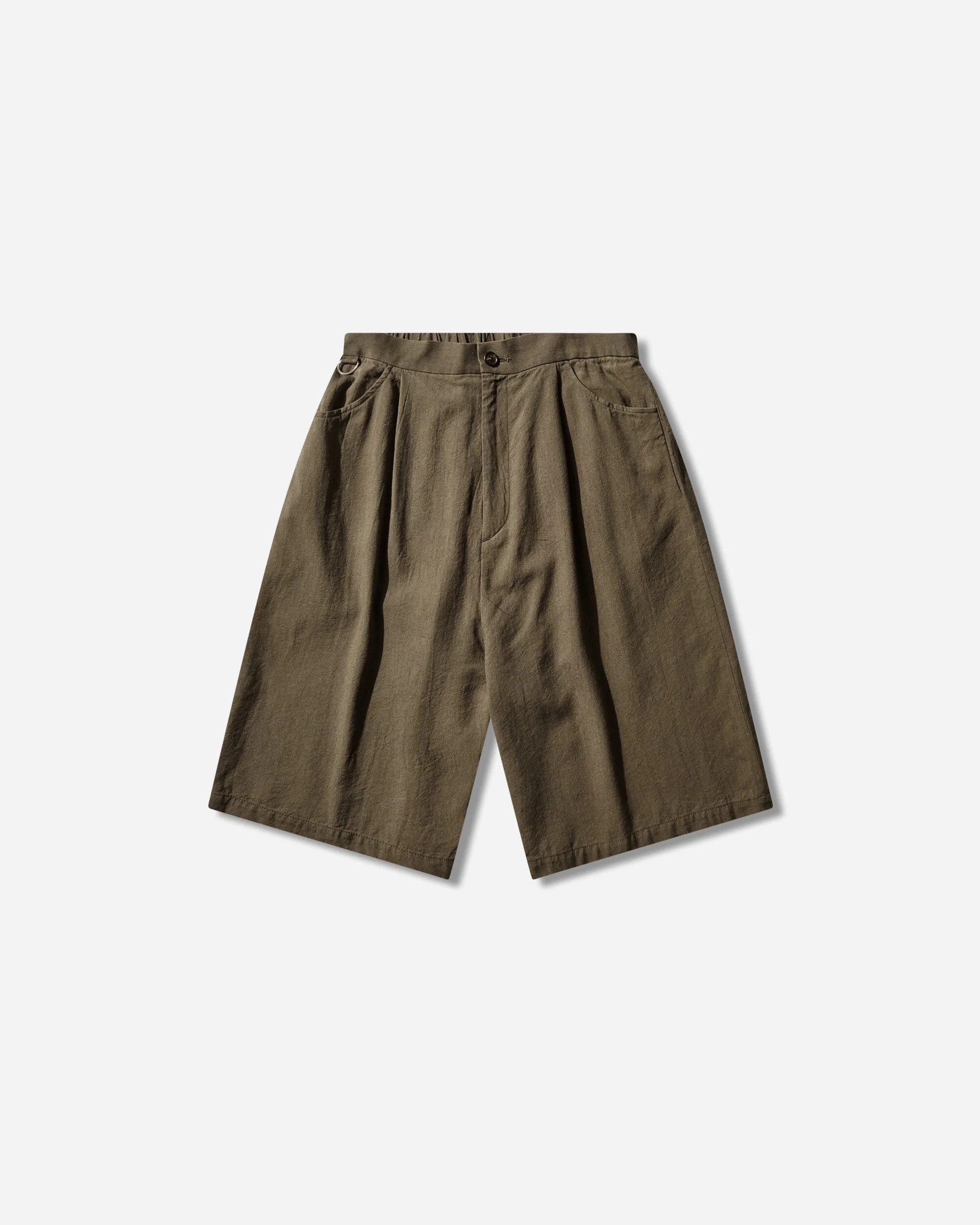 Men's Pleated Shorts Khaki - 1