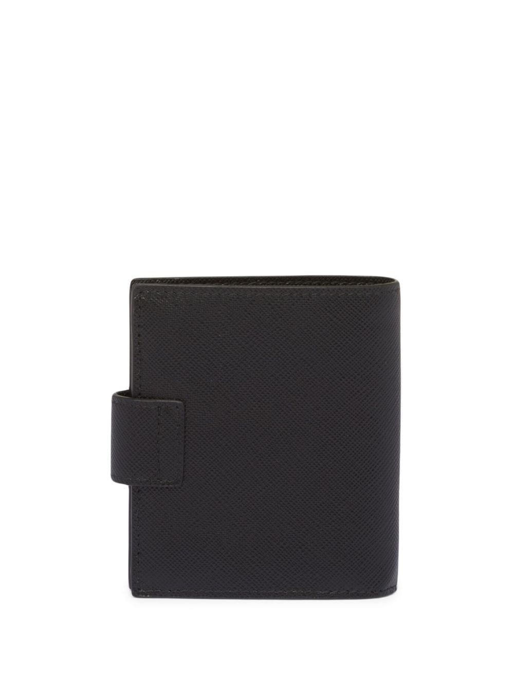 saffiano logo-plaque wallet - 2