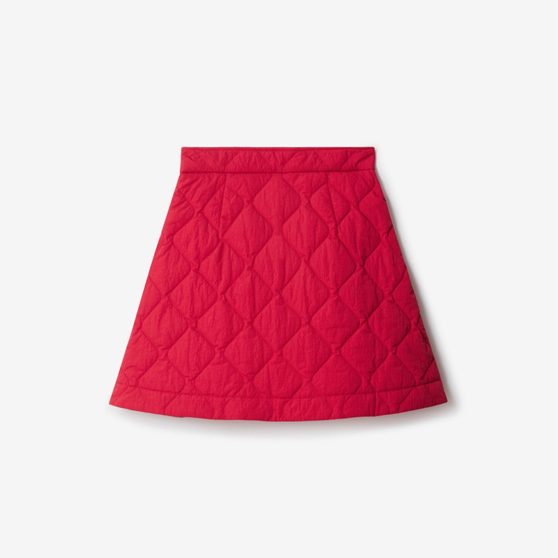 Quilted Nylon Mini Skirt 5