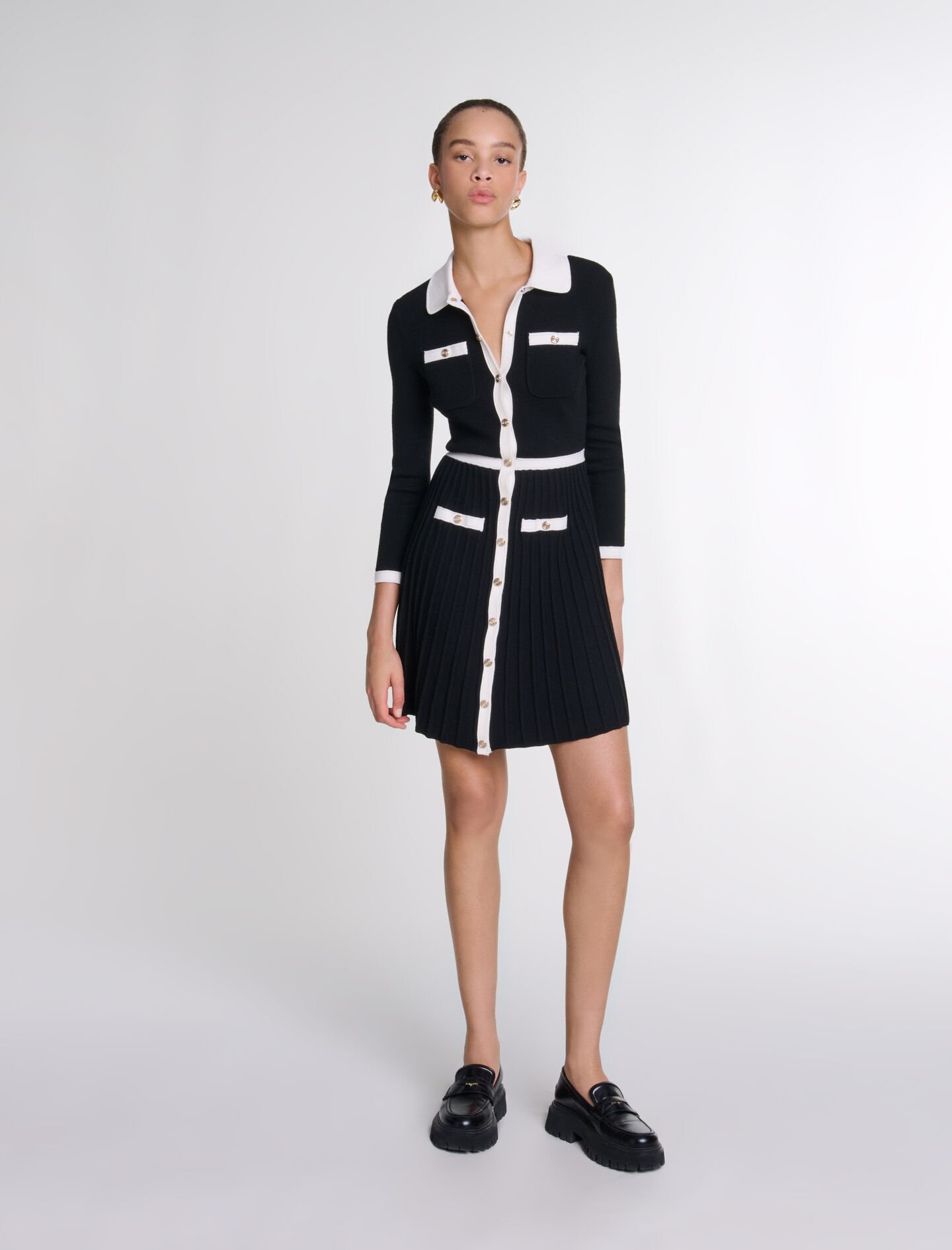 Short knit dress - 2