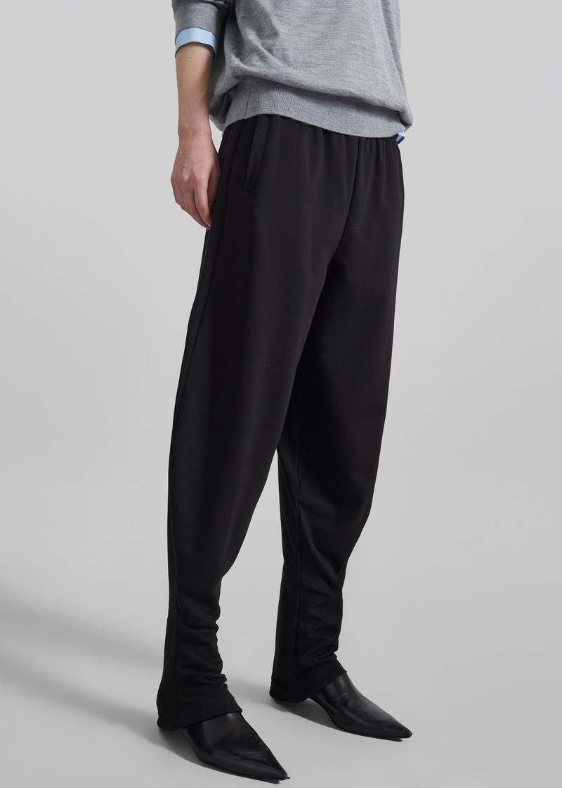 Bercy Curved Jersey Joggers - Black 3