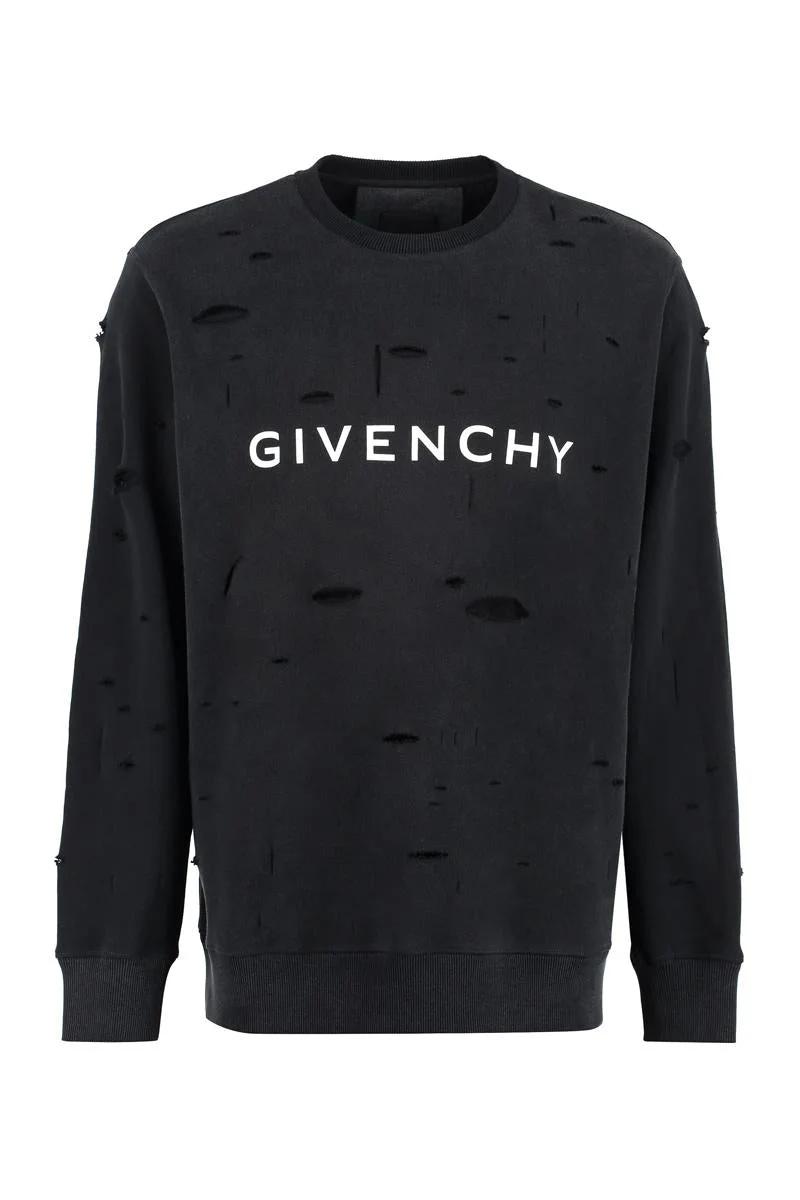 Givenchy Cotton Crew-Neck Sweatshirt - 1