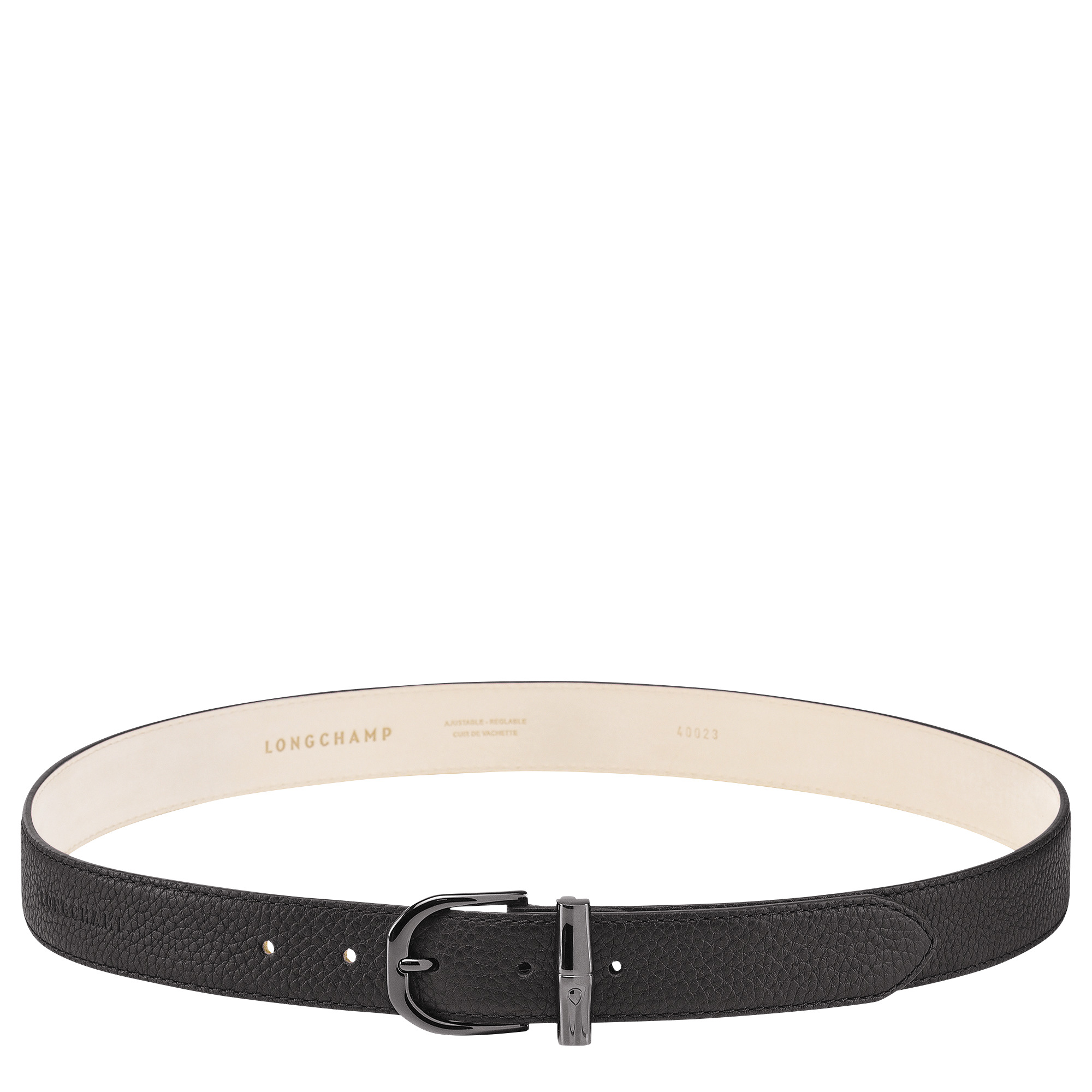 Roseau Essential Ladies' belt Black - Leather - 1