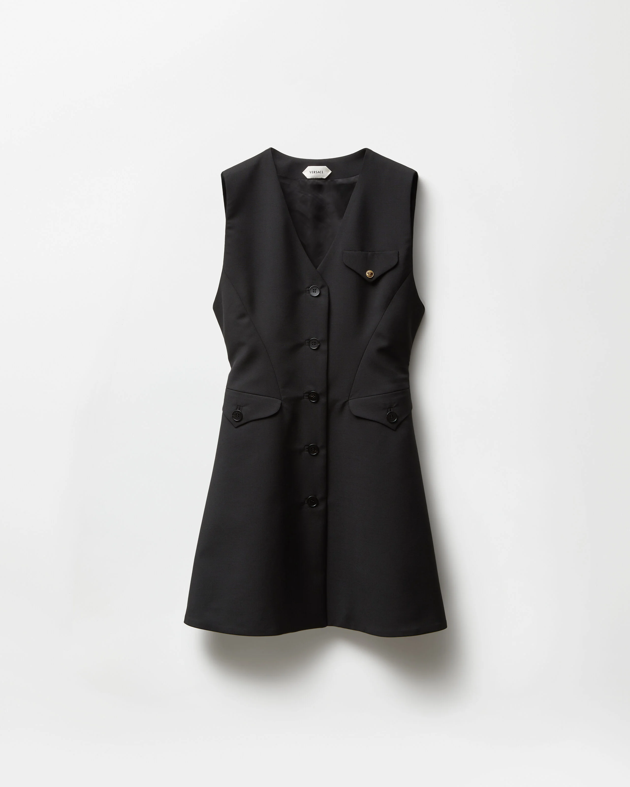 Wool-Mohair Mini Dress - 1