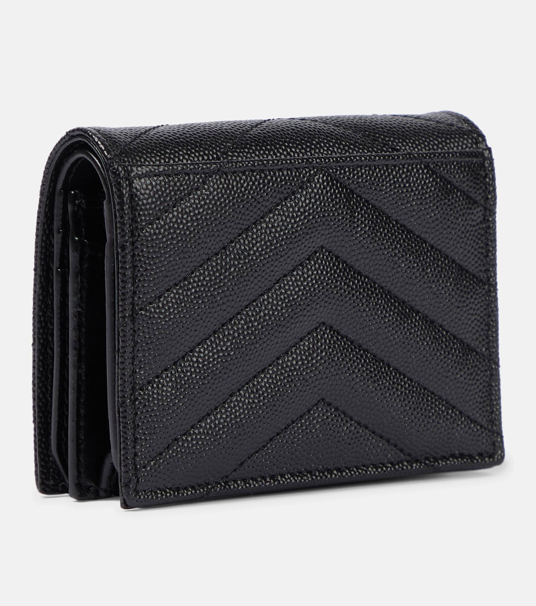 Cassandre leather flap card case - 3