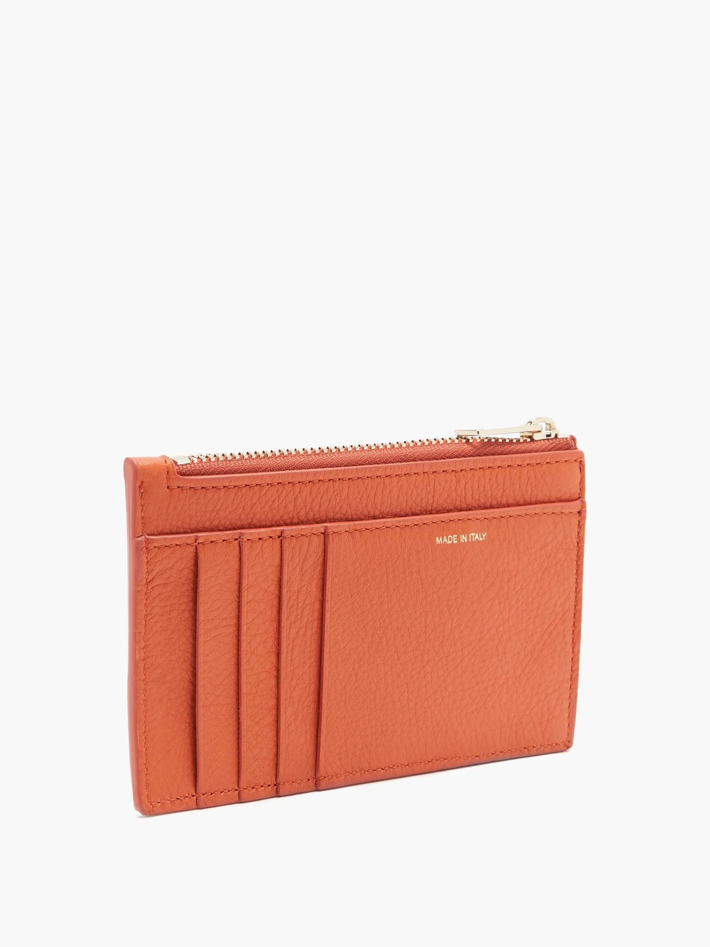 Signature-stripe leather wallet - 3