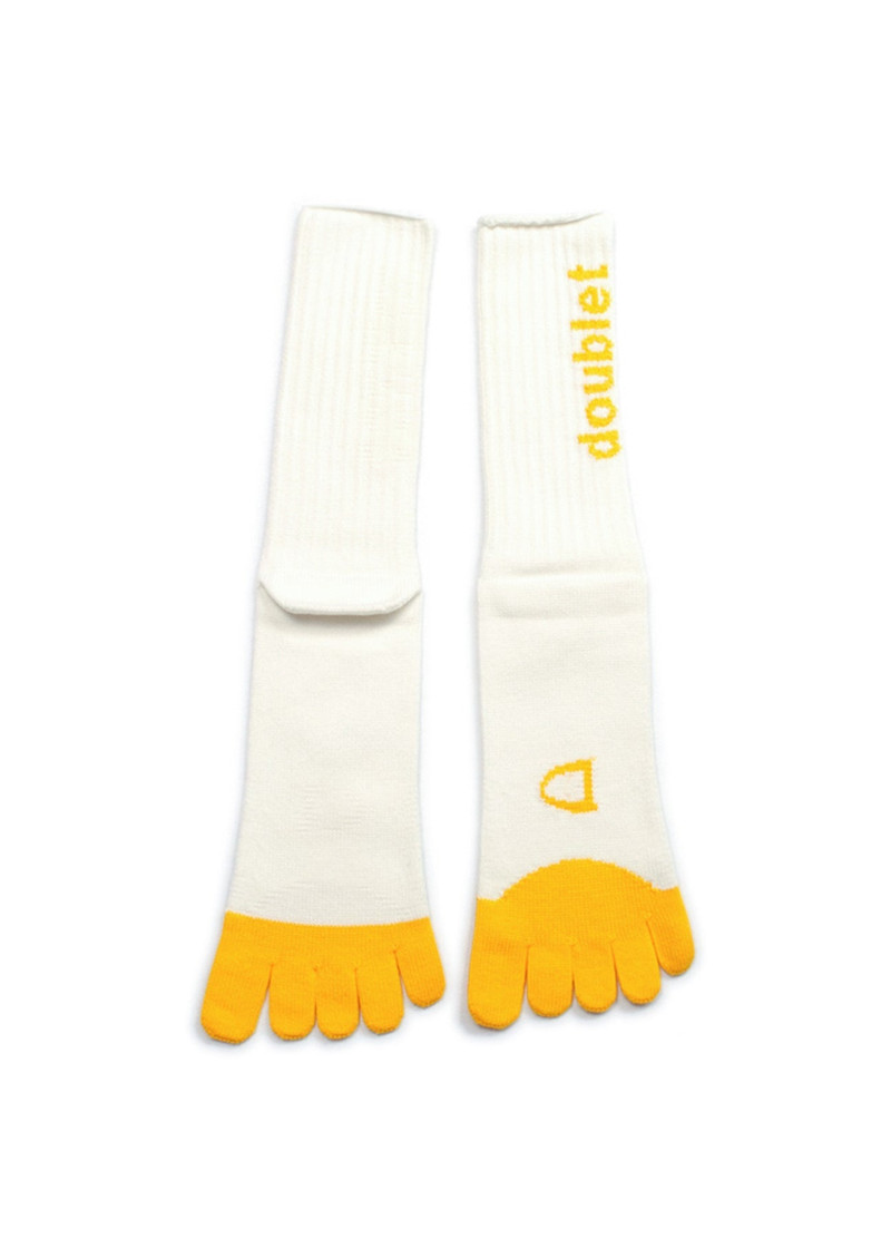 White Fried Potato Socks 4