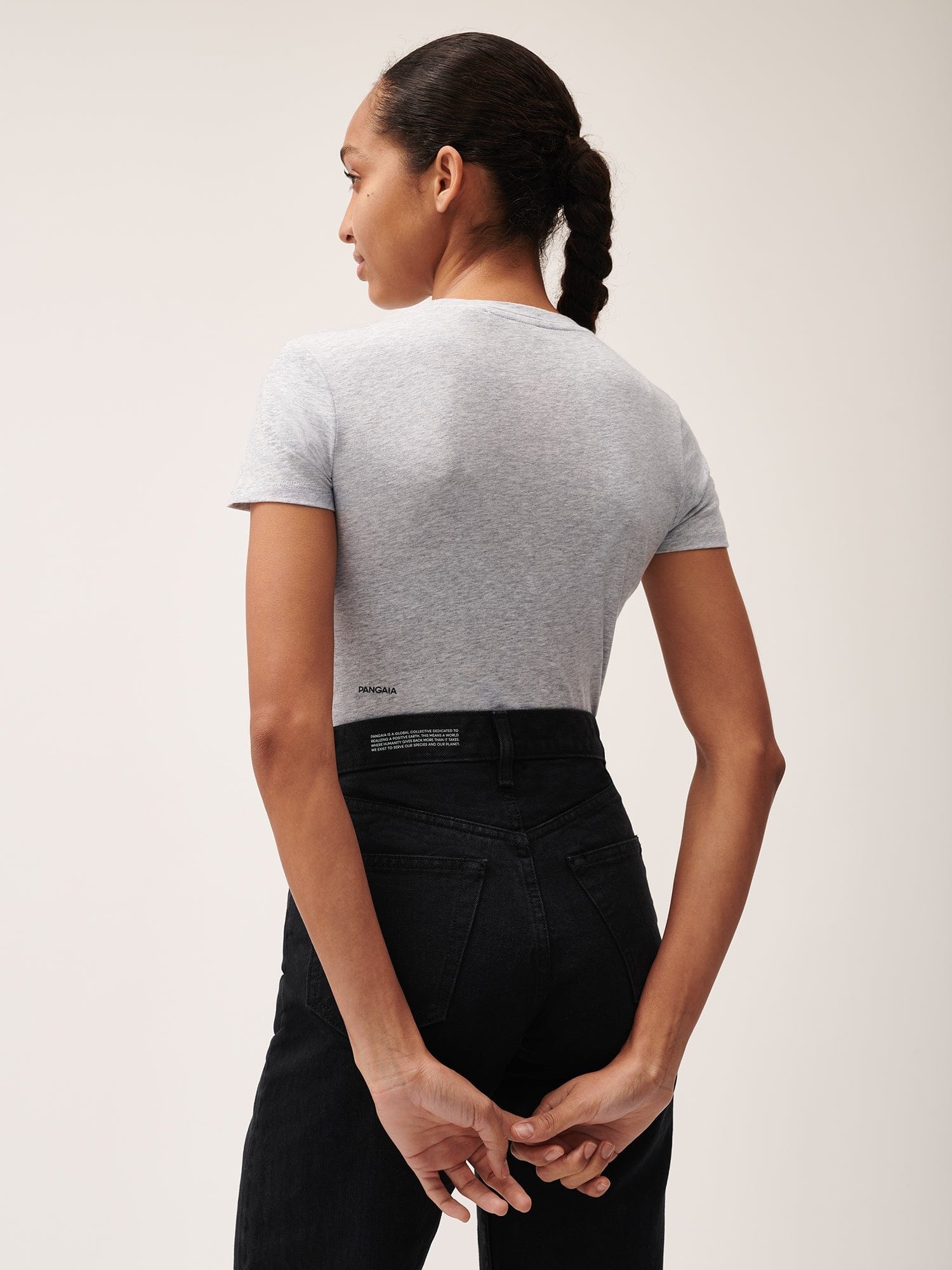Women's 365 Cotton-Stretch T-shirt - Grey Marl - 3