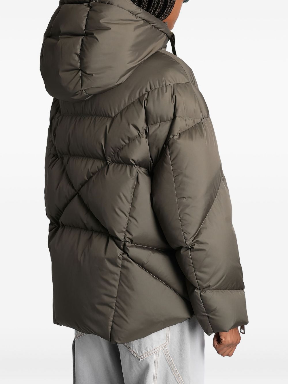 hooded quilted jacket - 3
