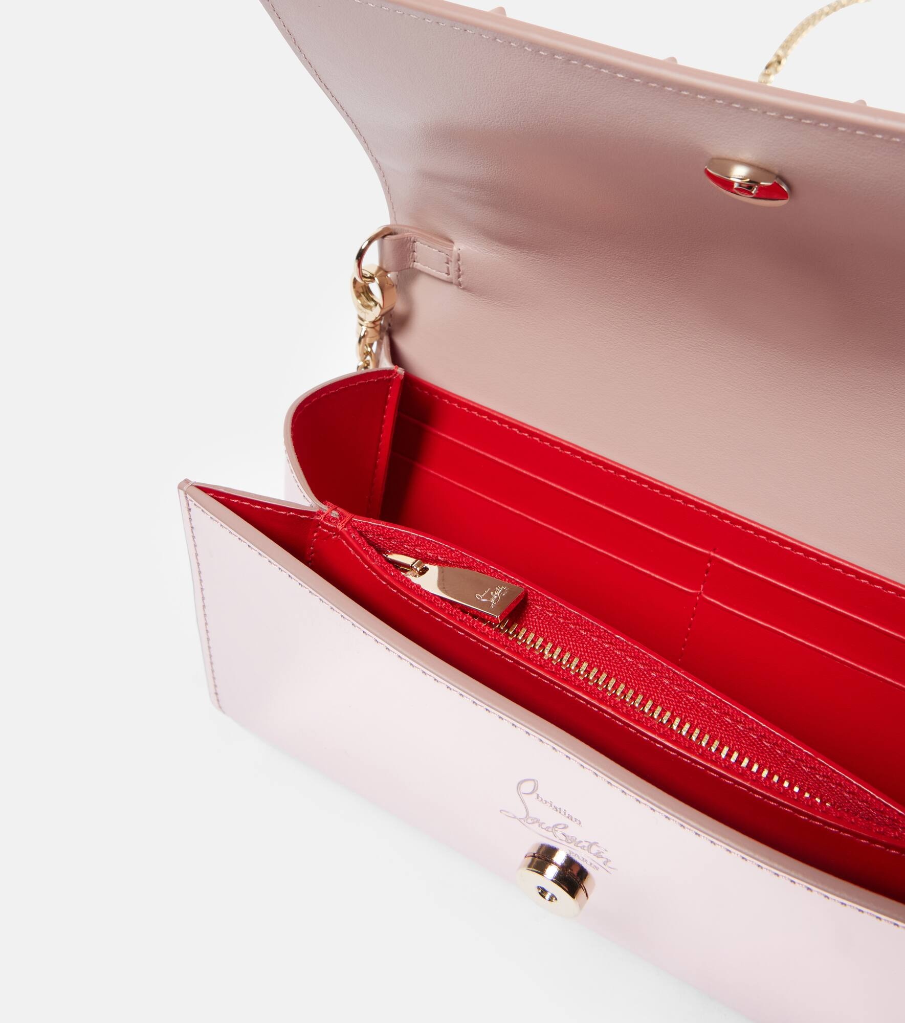 Paloma embellished leather clutch - 3