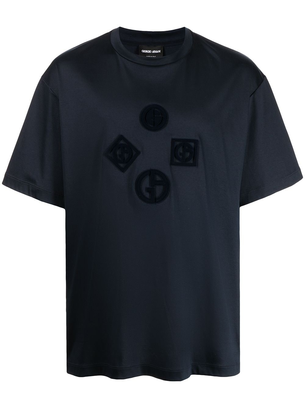 logo-patch short-sleeve T-shirt - 1